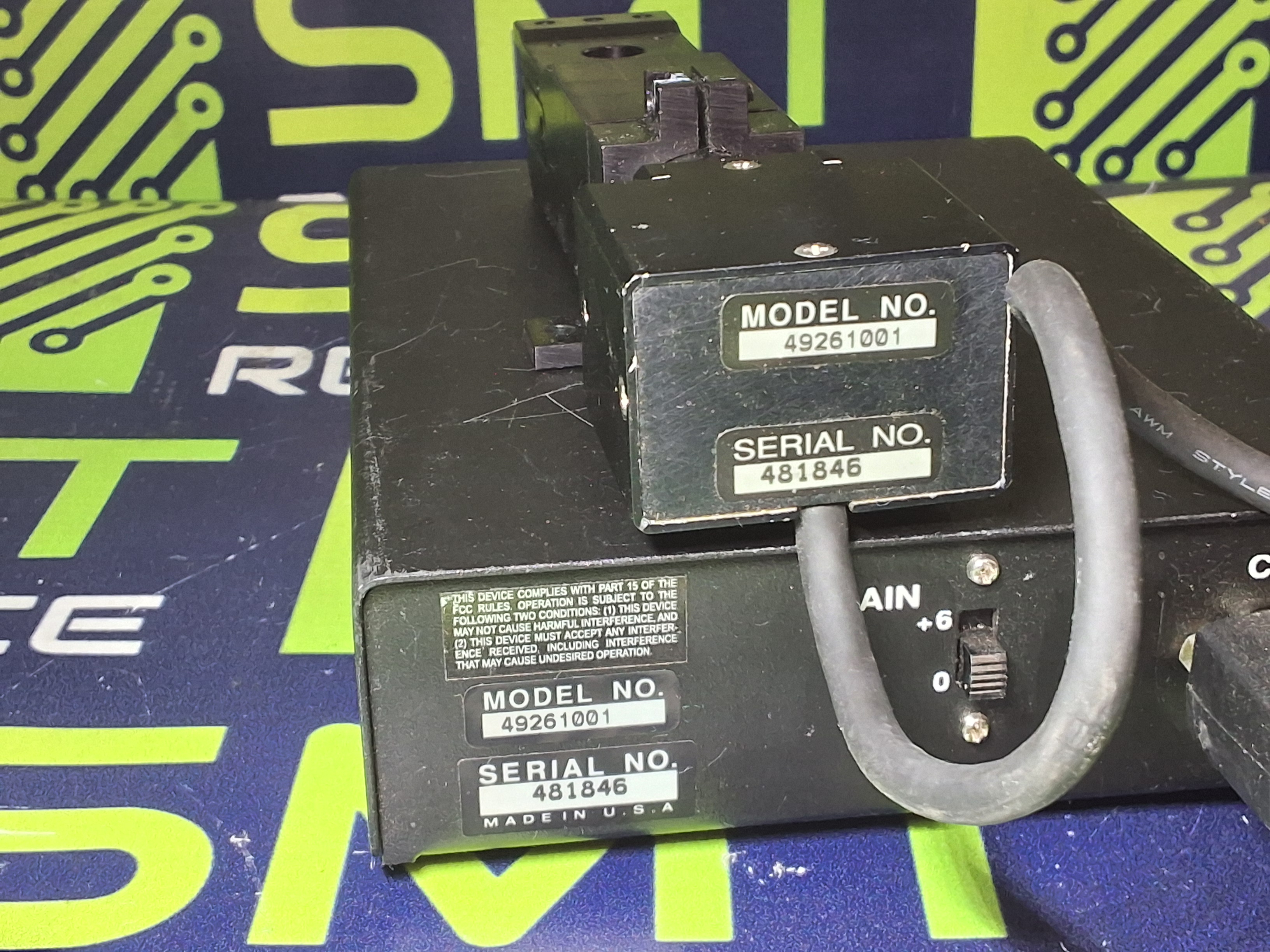 UNIVERSAL INSTRUMENTS 49261001 CAM CONTROL UNIT WITH UIC PEC CAMERA