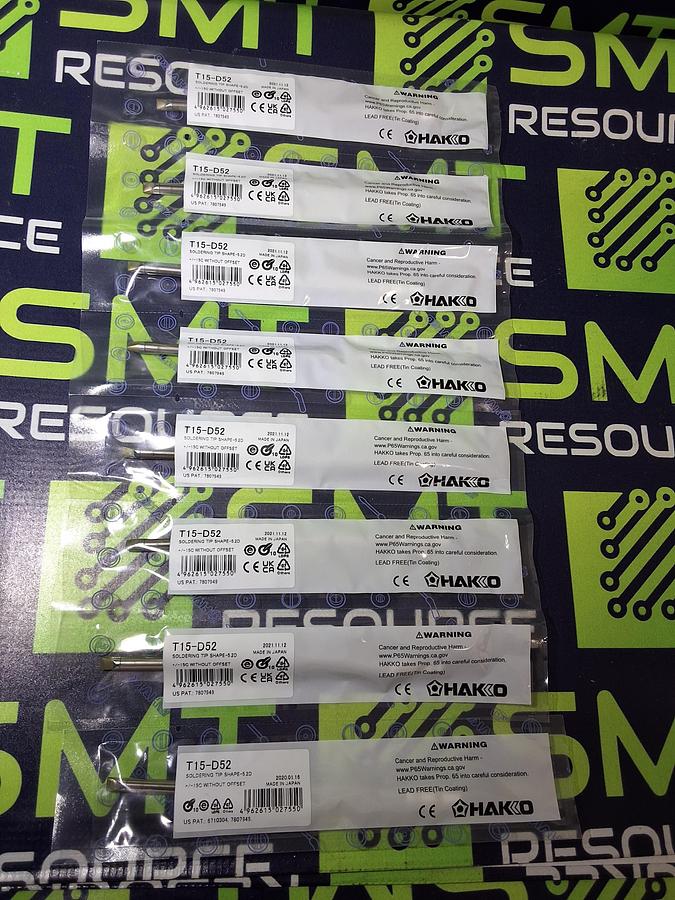 HAKKO T15-D52 SOLDERING TIP; CHISEL 5.2 x 8mm - BRAND NEW