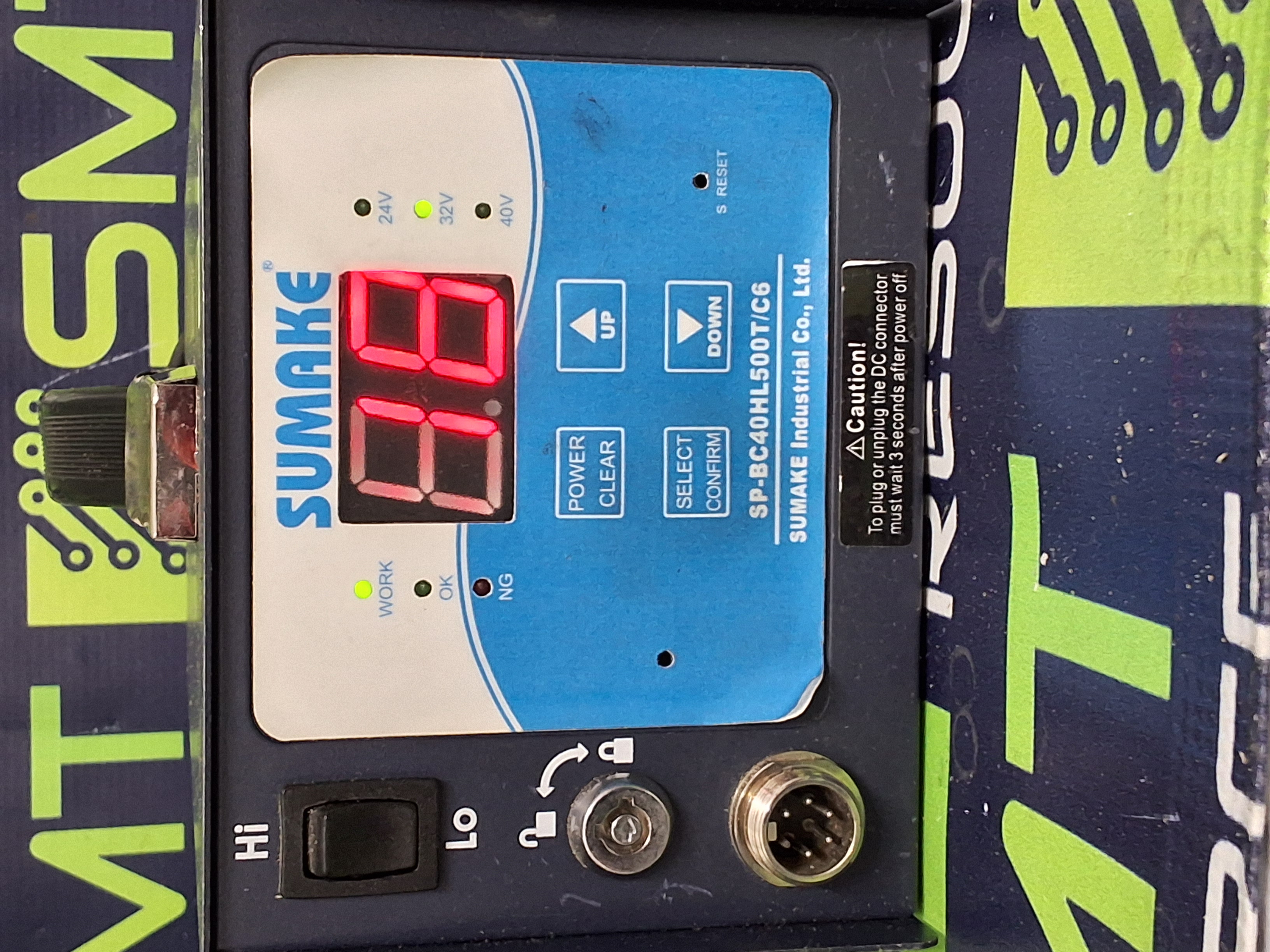 Used SUMAKE SP-BC40HL500T/C6 POWER SUPPLY FOR ELECTRONIC SCREWDRIVER