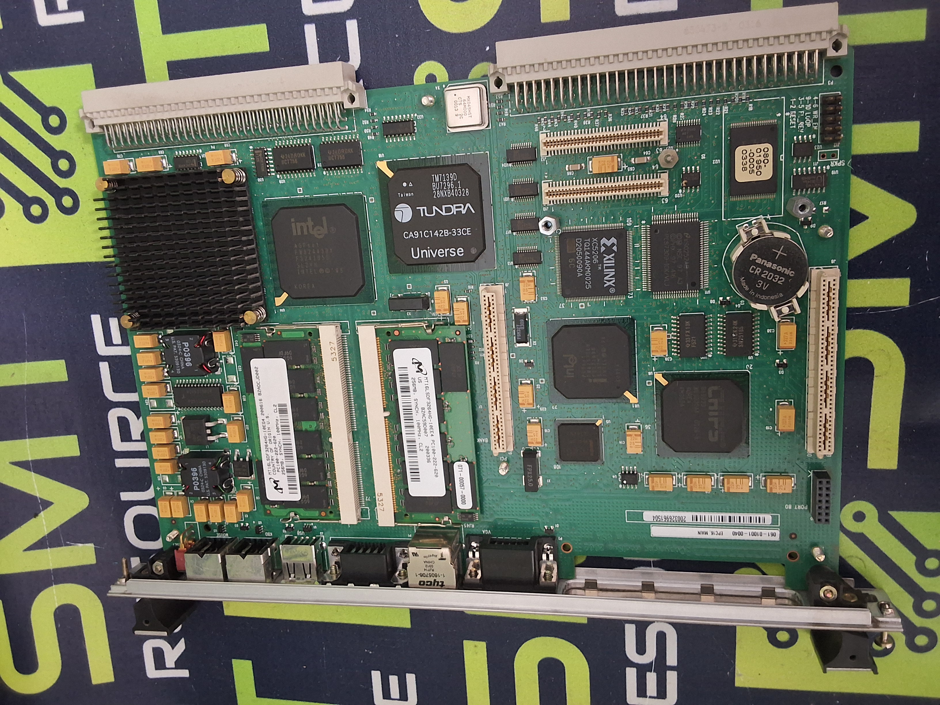 Used UNIVERSAL INSTRUMENTS 061-01001-0040 RadiSys EPC-16 MAIN CONTROLLER BOARD