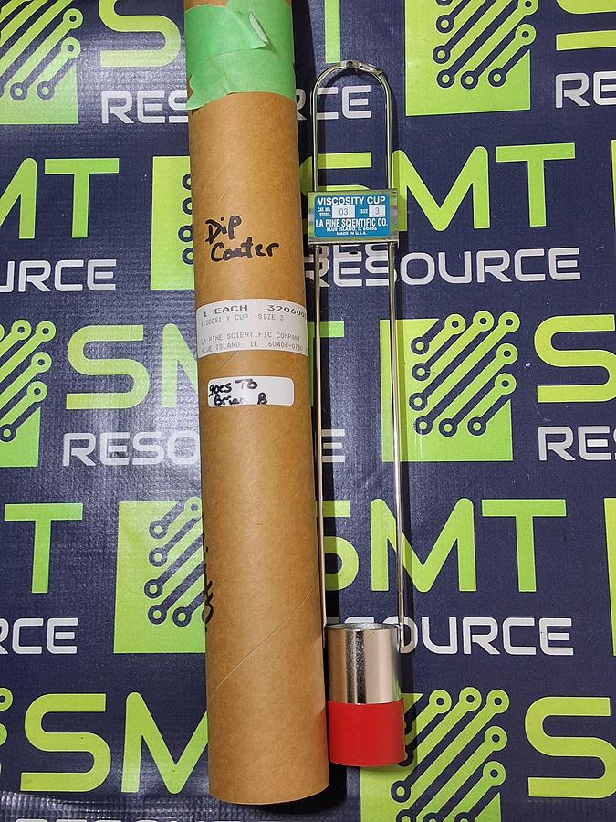 LA PINE SCIENTIFIC CO. VISCOSITY CUP 3206003 SIZE 3 - NEW