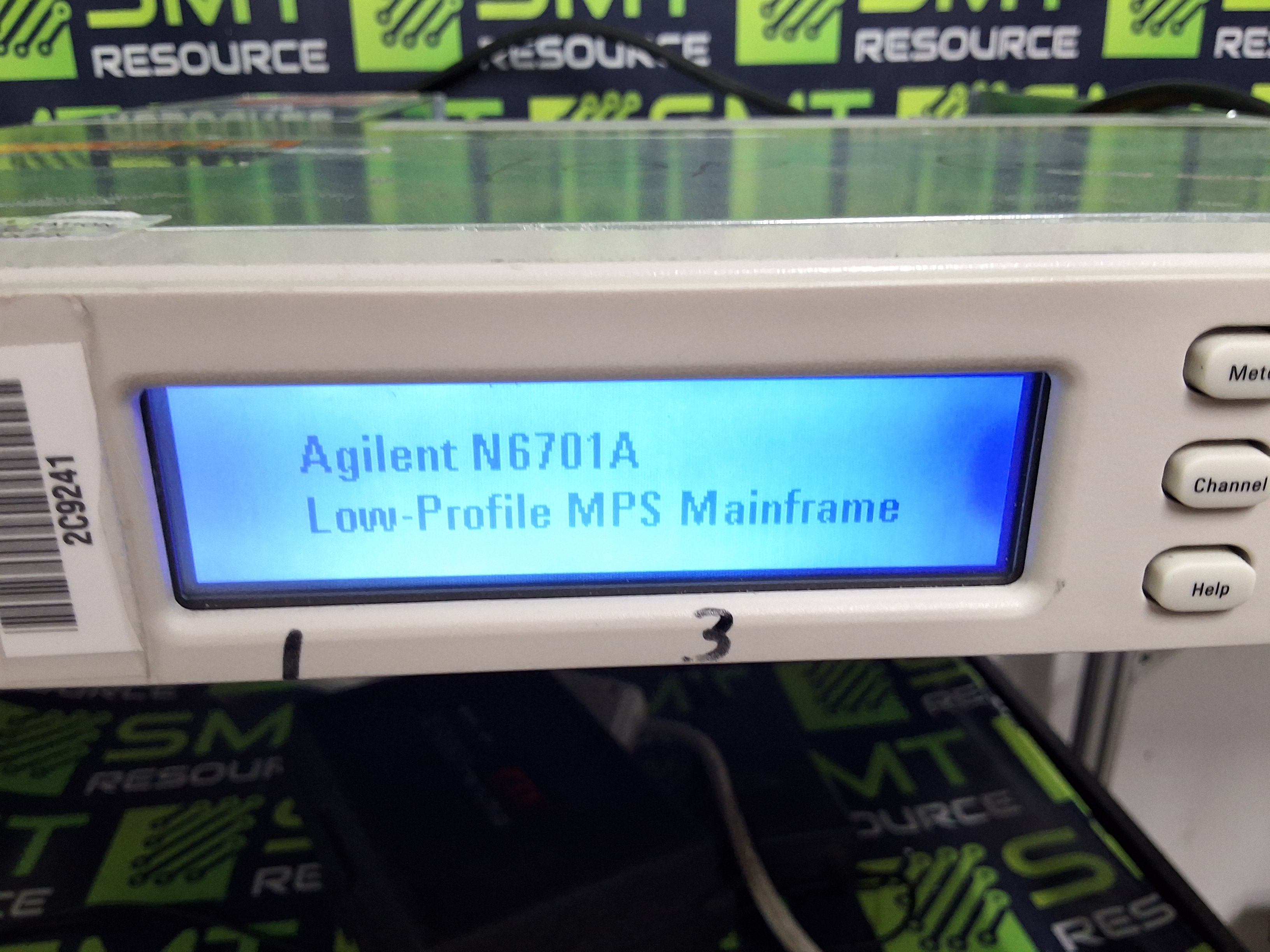 Used AGILENT N6701A LOW-PROFILE MPS MODULAR DC POWER SUPPLY MAINFRAME 600W