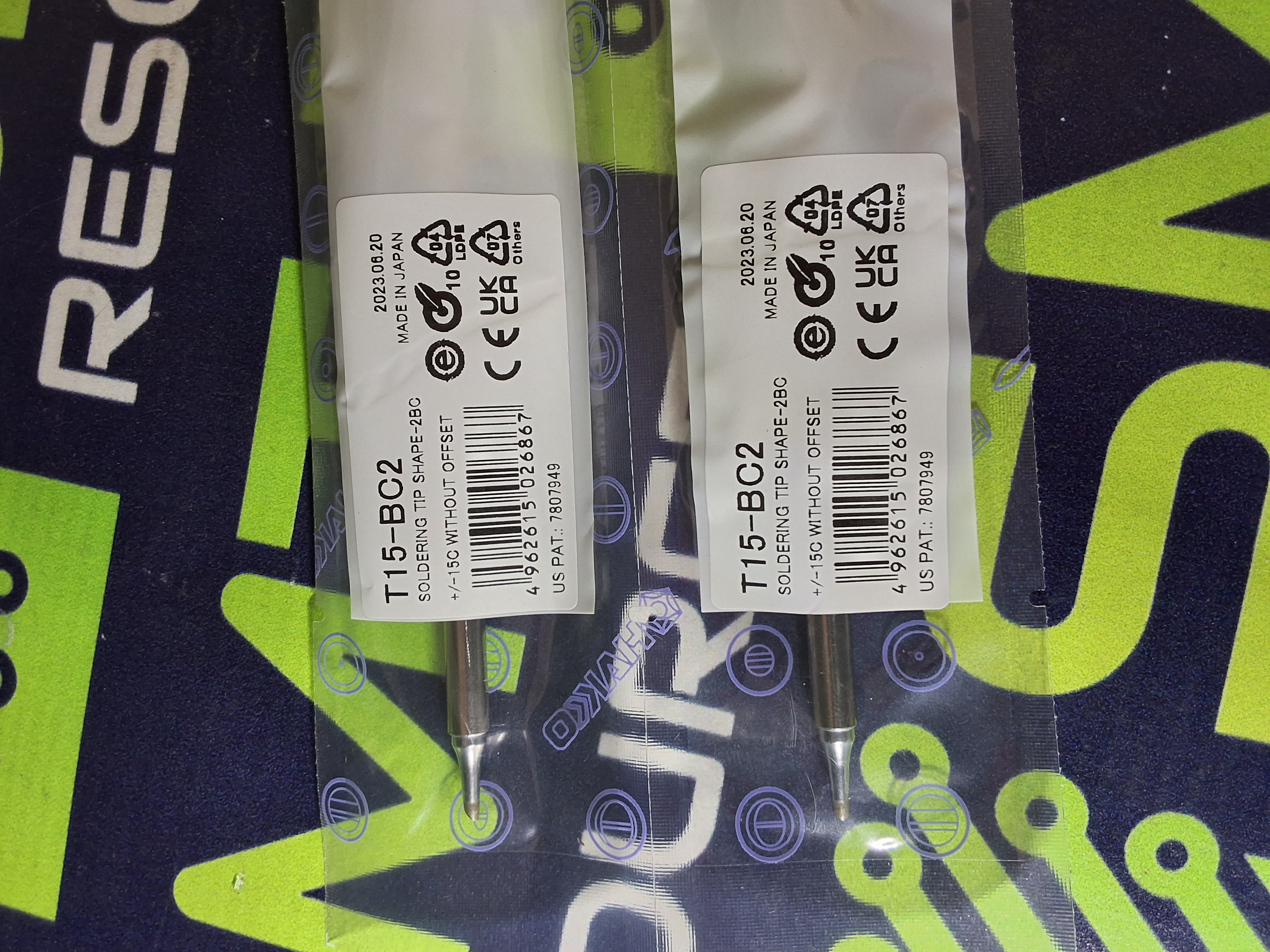 HAKKO T15-BC2 SOLDERING TIP; BEVEL 2mm/45° x 11.5mm - BRAND NEW