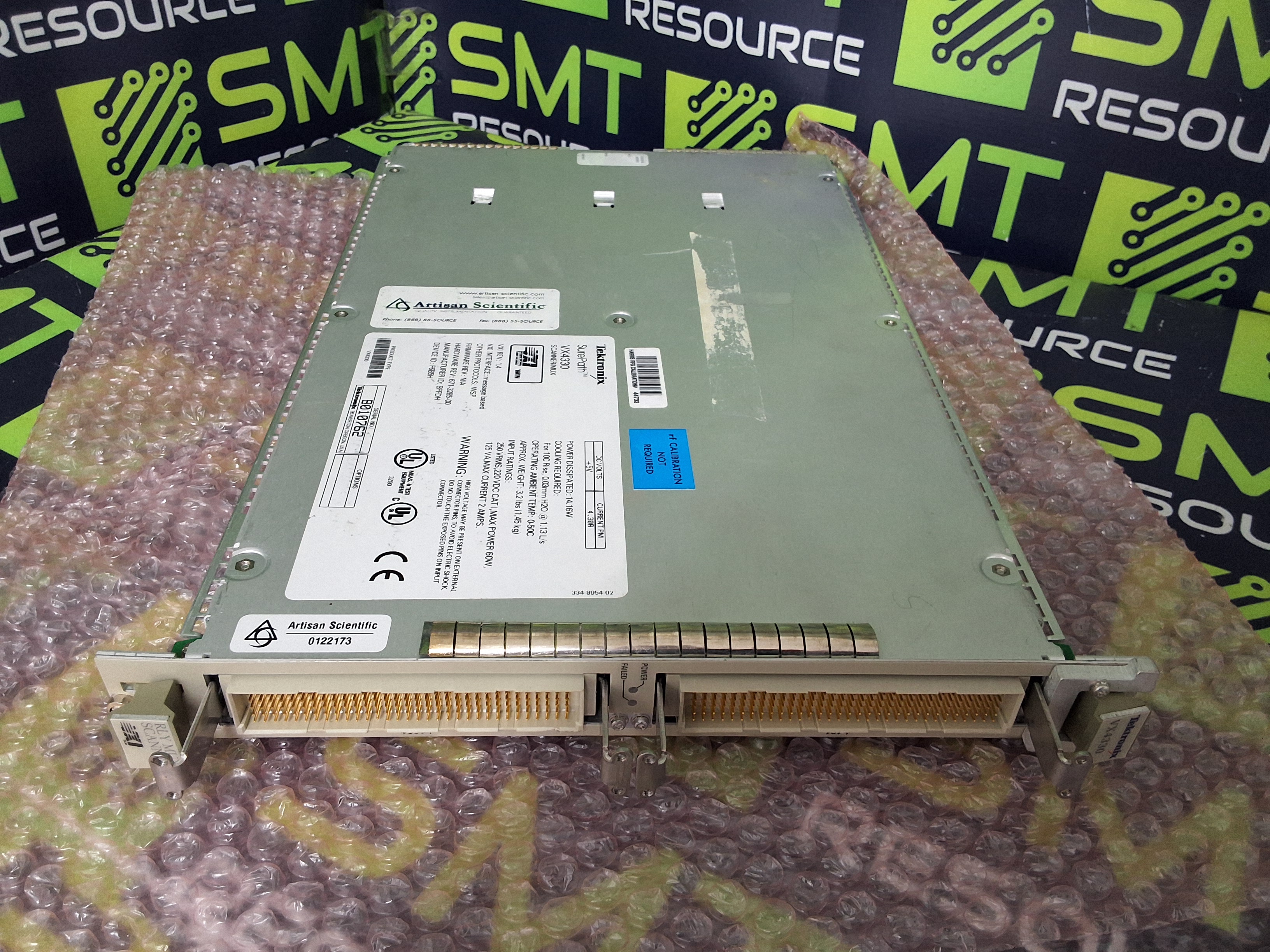Used TEKTRONIX SUREPATH VX4330 HIGH-DENSITY 120-CHANNEL RELAY MULTIPLEXER & SCANNER MODULE