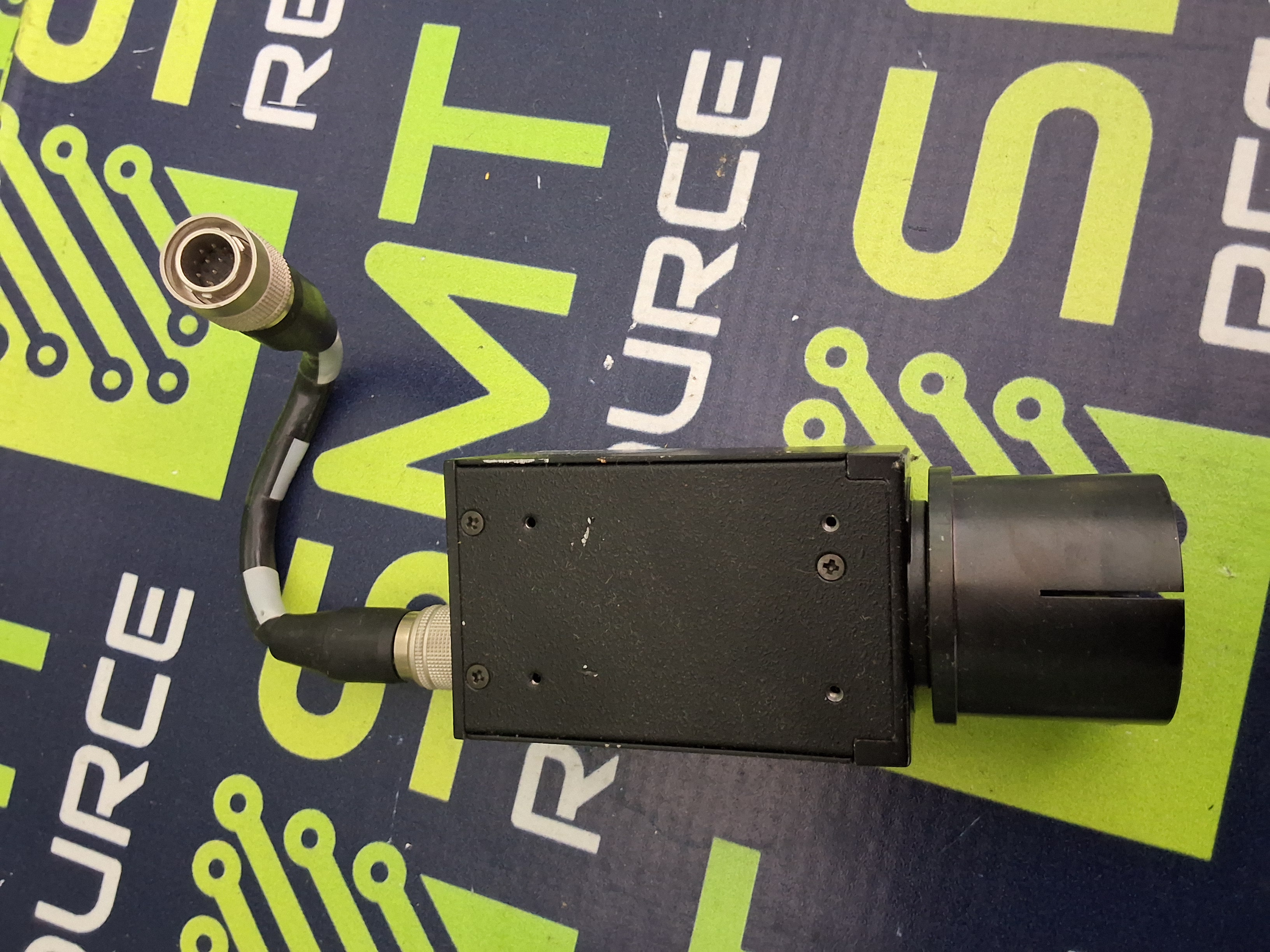 Used PANASONIC GP-MF602 INDUSTRIAL CCD CAMERA WITH CABLE 12VDC 190mA