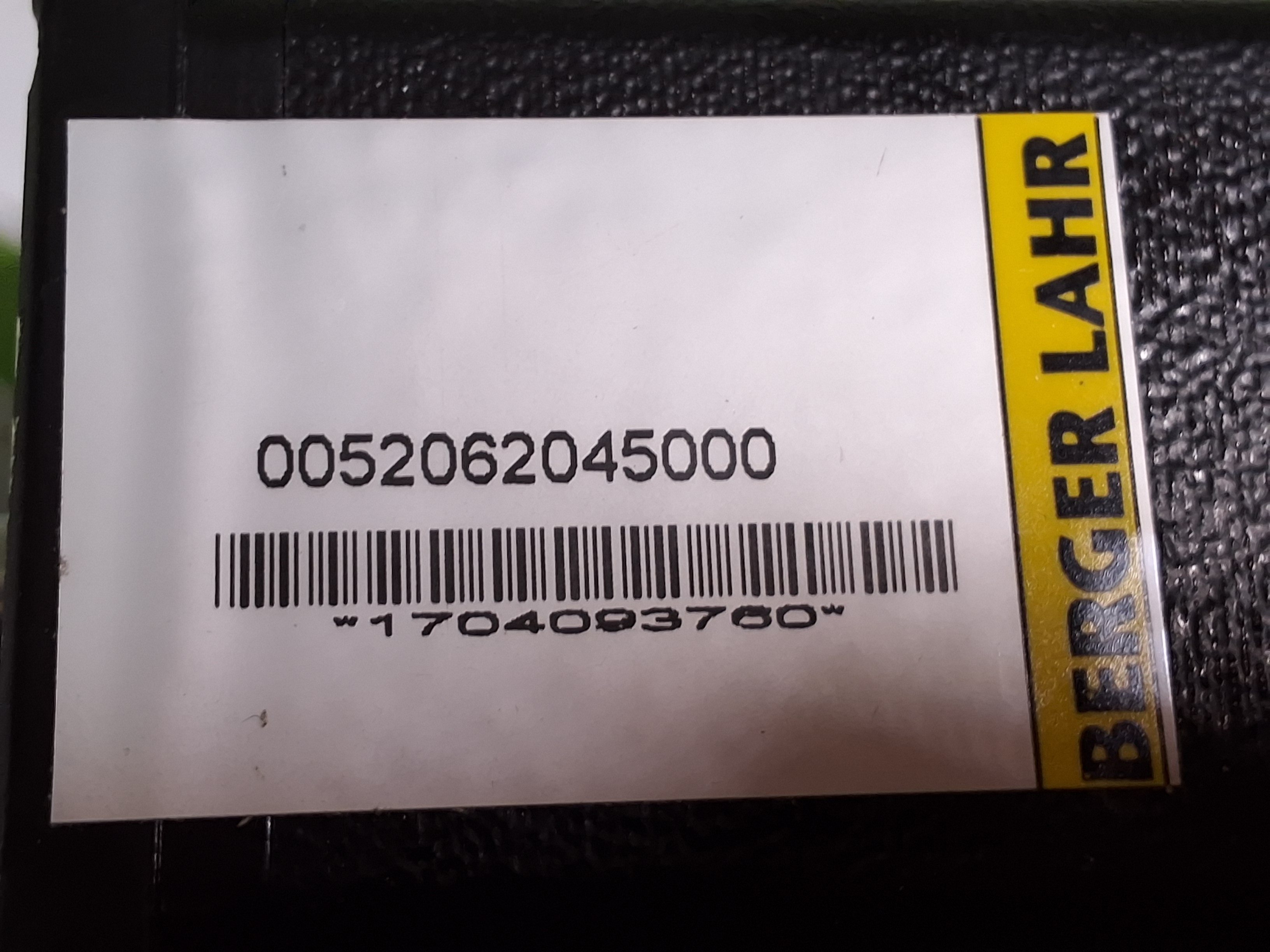 Used BERGER LAHR IFS63/2CAN-DS/---B54/O-001RPP41 SERVO MOTOR 3,5A