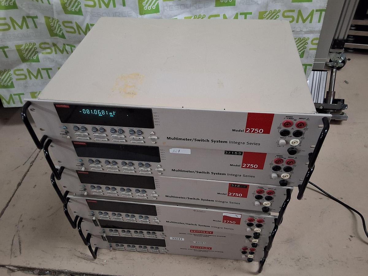 Used KEITHLEY 2750 INTEGRA SERIES MULTIMETER/SWITCH SYSTEM