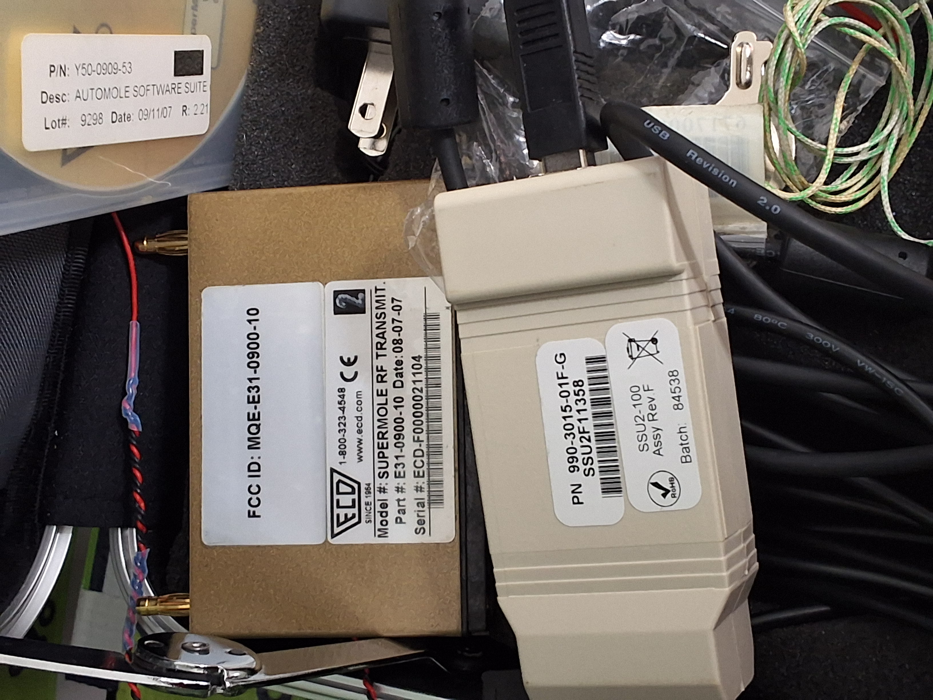 Used ECD SUPER M.O.L.E. GOLD THERMAL RADIO FREQUENCY PROFILER KIT E45-7647-45