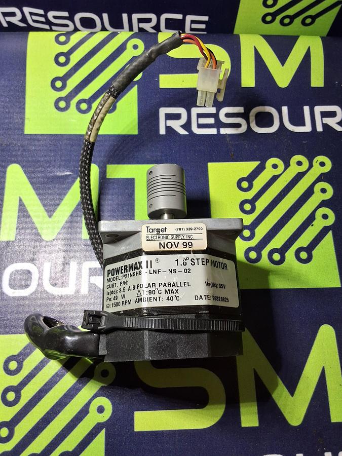 Used POWERMAX II P21NSHS-LNF-NS-02 STEP MOTOR