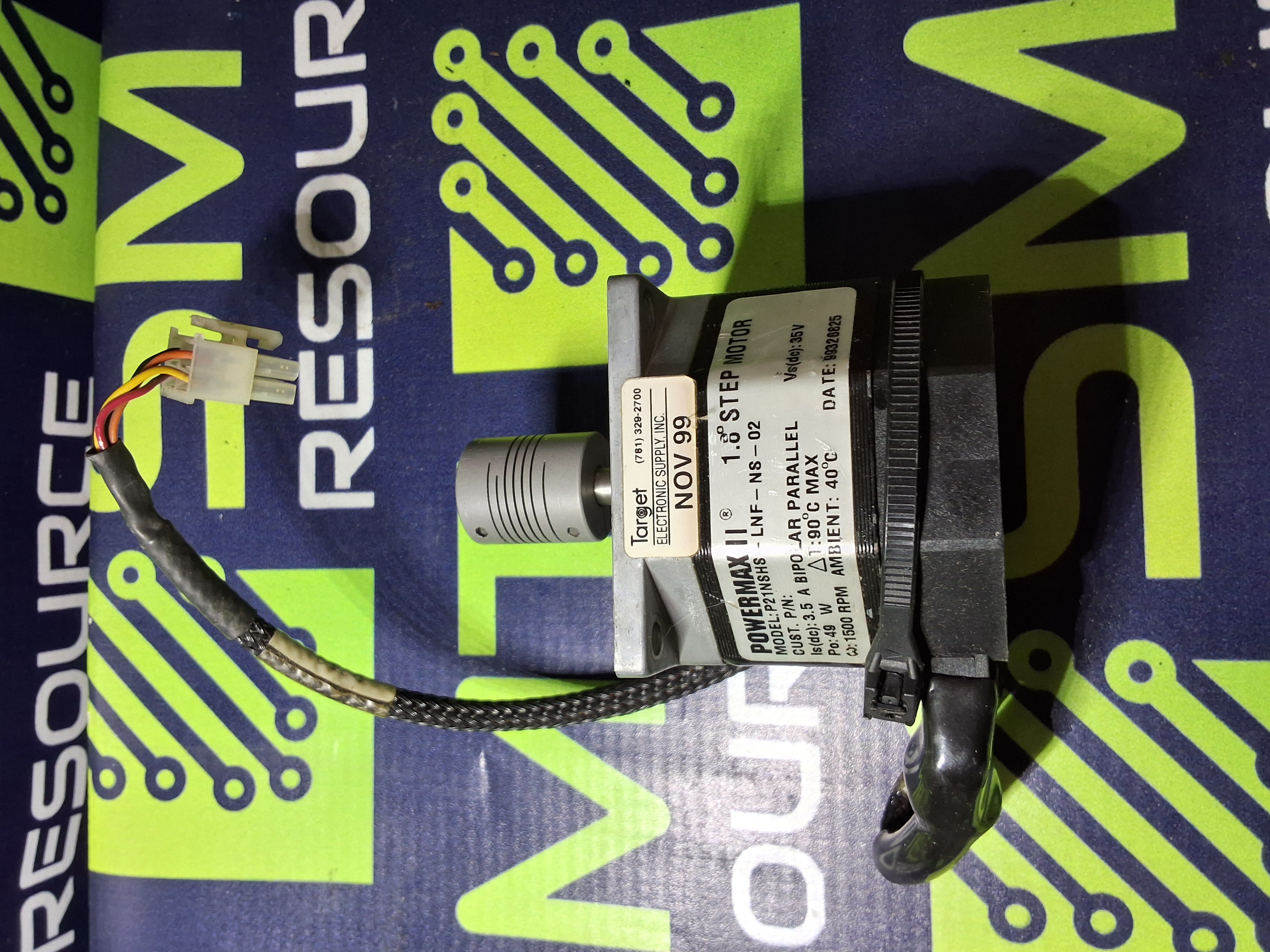 Used POWERMAX II P21NSHS-LNF-NS-02 STEP MOTOR