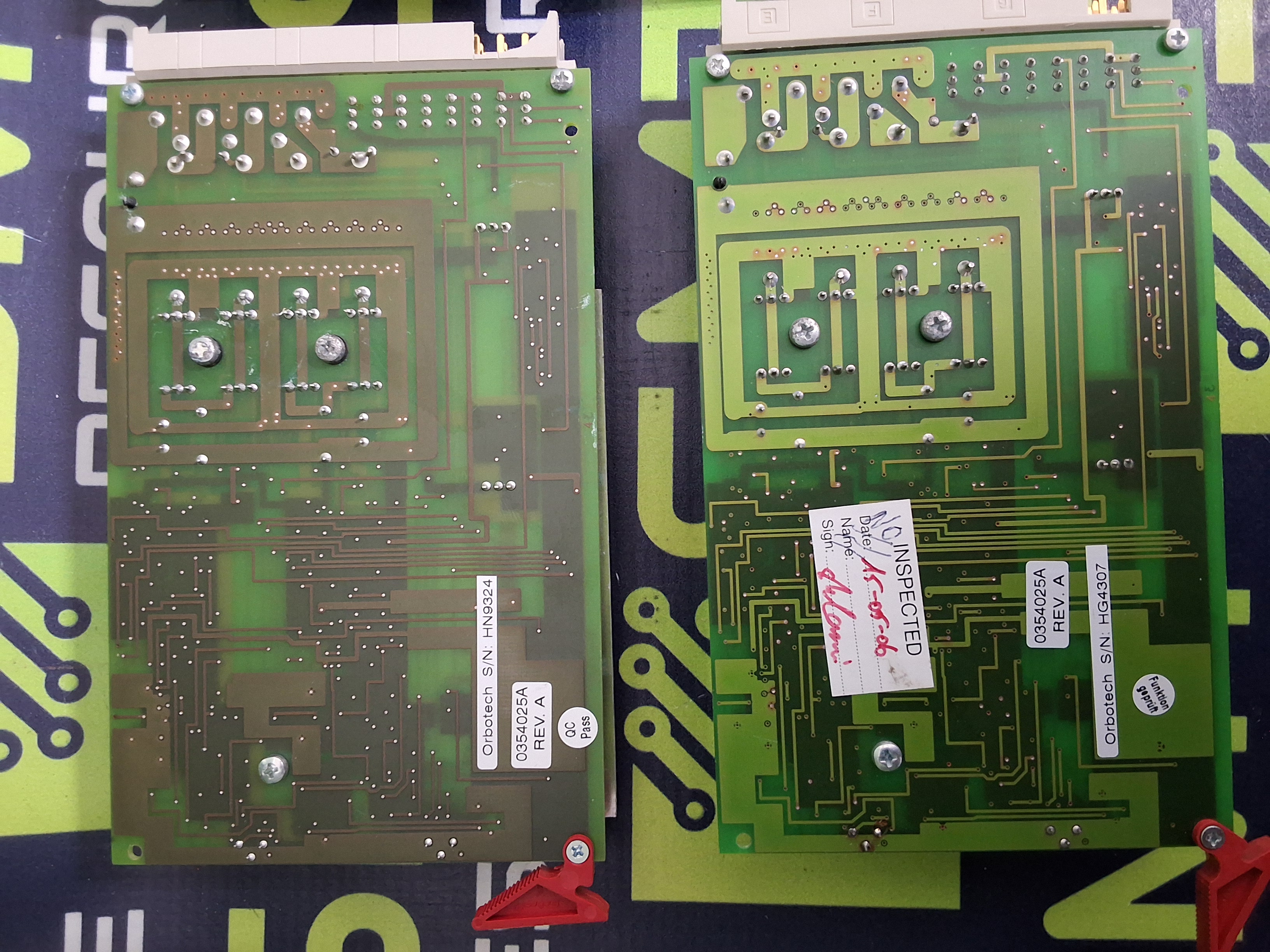 Used ORBOTECH 0354025A SERVO DRIVER REV. A