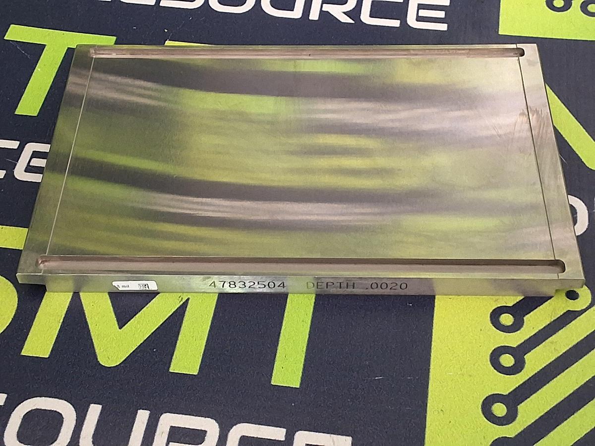 Used UNIVERSAL INSTRUMENTS 47832508 DEPTH .0040 CALIBRATION PLATE