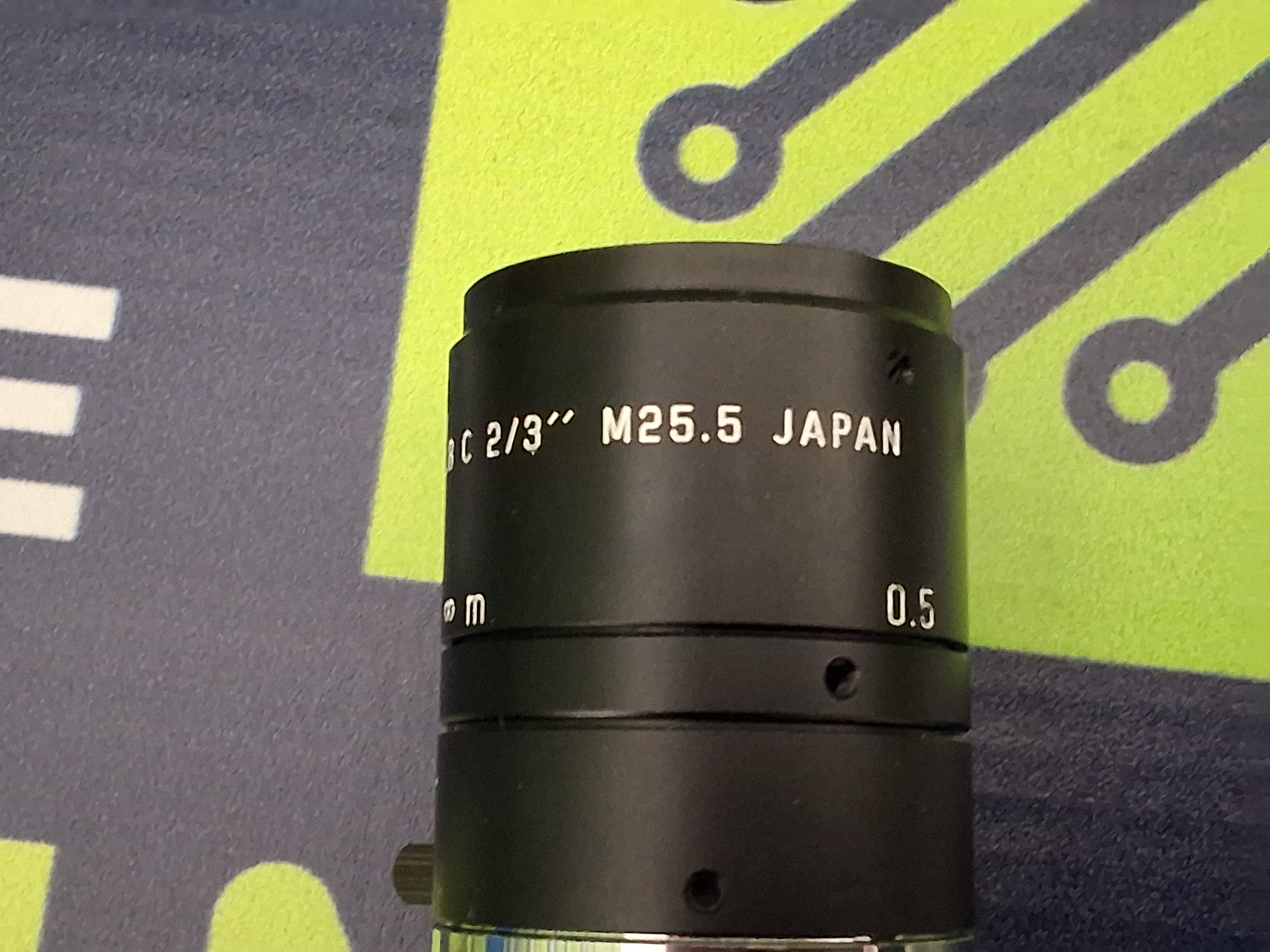 Used YesTech 10046 / 11757 THIN CCD CAMERA ASSEMBLY WITH 50mm LENS