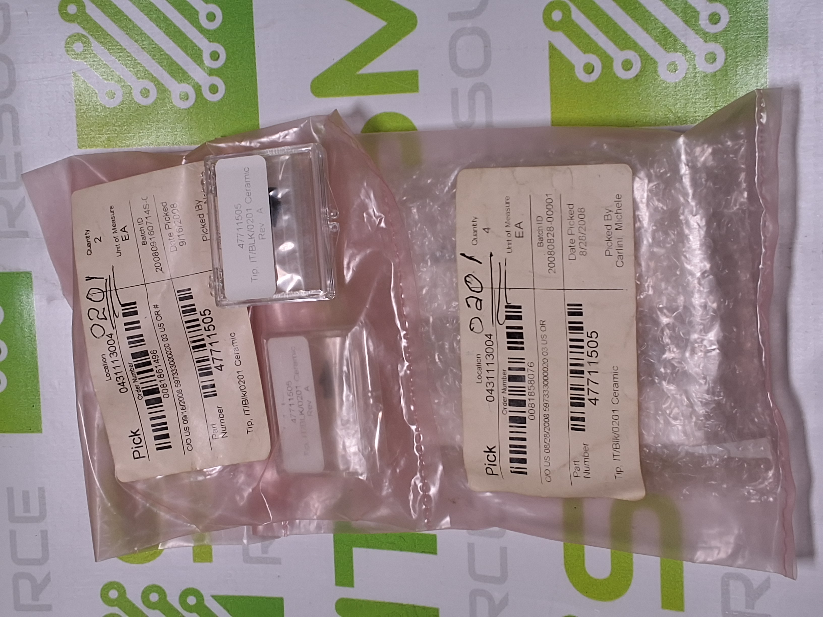 UNIVERSAL INSTRUMENTS 47711505 IT/BLK/0201 CERAMIC TIP - BRAND NEW