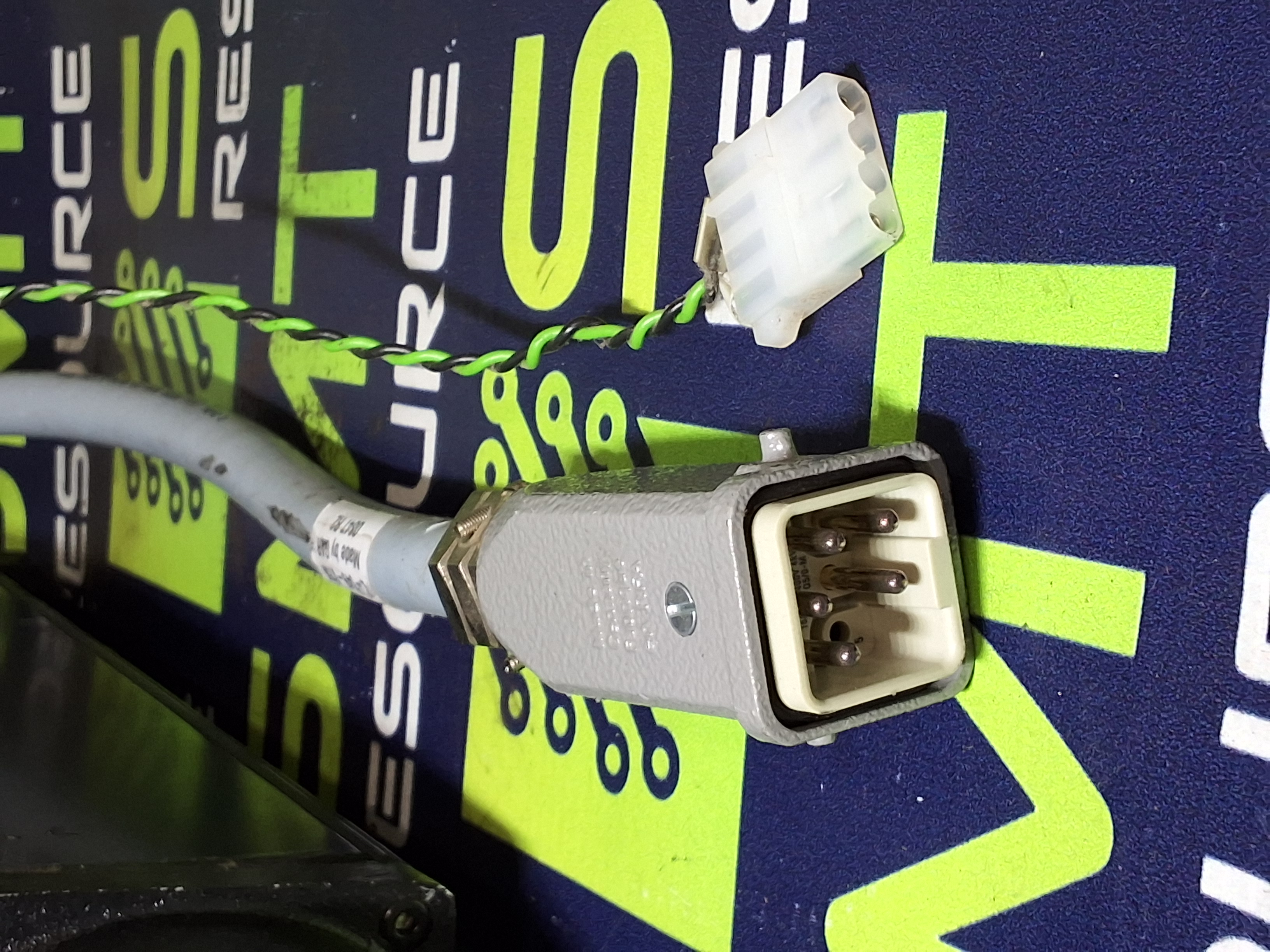 Used SSD PARVEX LX650CHR6502 BRUSHLESS SERVO MOTOR WITH AKN 30 GERWAH PF 02/08 MOTOR COUPLER