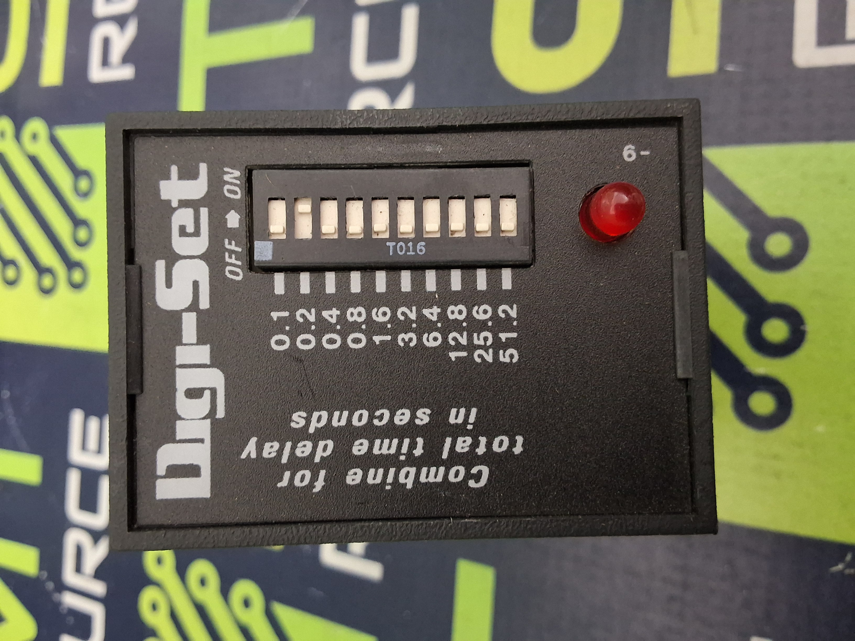 Used ENTRELEC SSAC TDML12DL Digi-Set TIME DELAY RELAY 12VDC