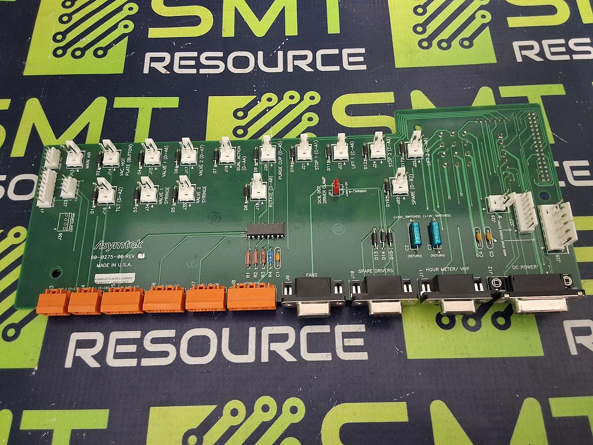 Used ASYMTEK 60-0275-00 DISPENSER CIRCUIT BOARD ASM60-0275-00