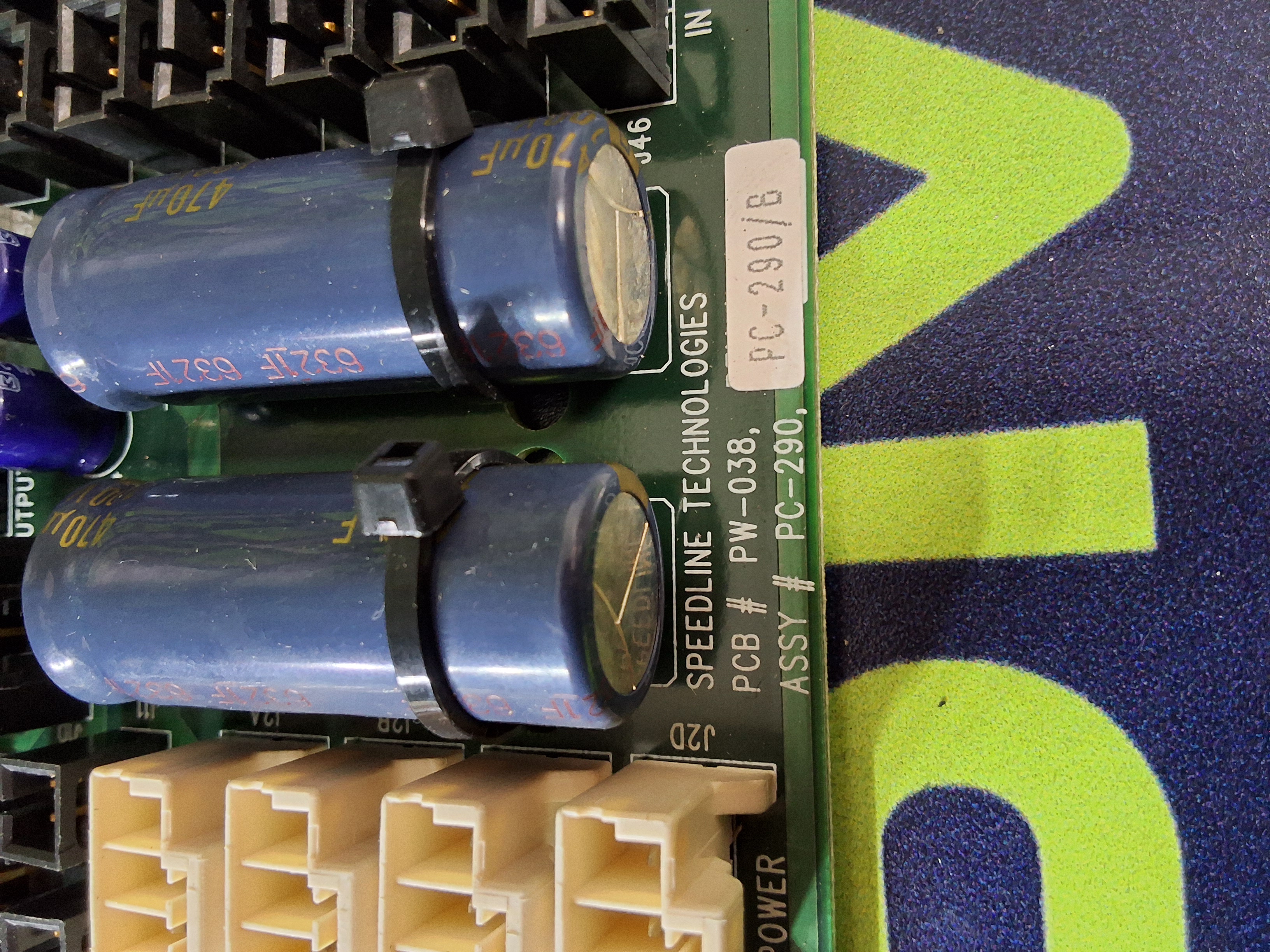 Used SPEEDLINE TECHNOLOGIES PW-038 / PC-290 INTERFACE BOARD