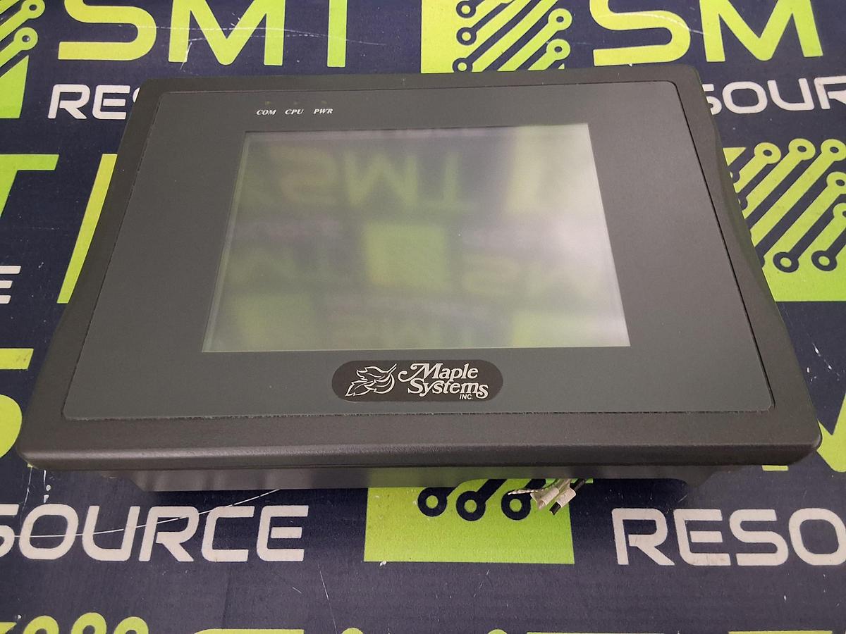 Used MAPLE SYSTEMS HMI520T 5.6-inch TOUCHSCREEN 256-color TFT LCD MONITOR INTERFACE 