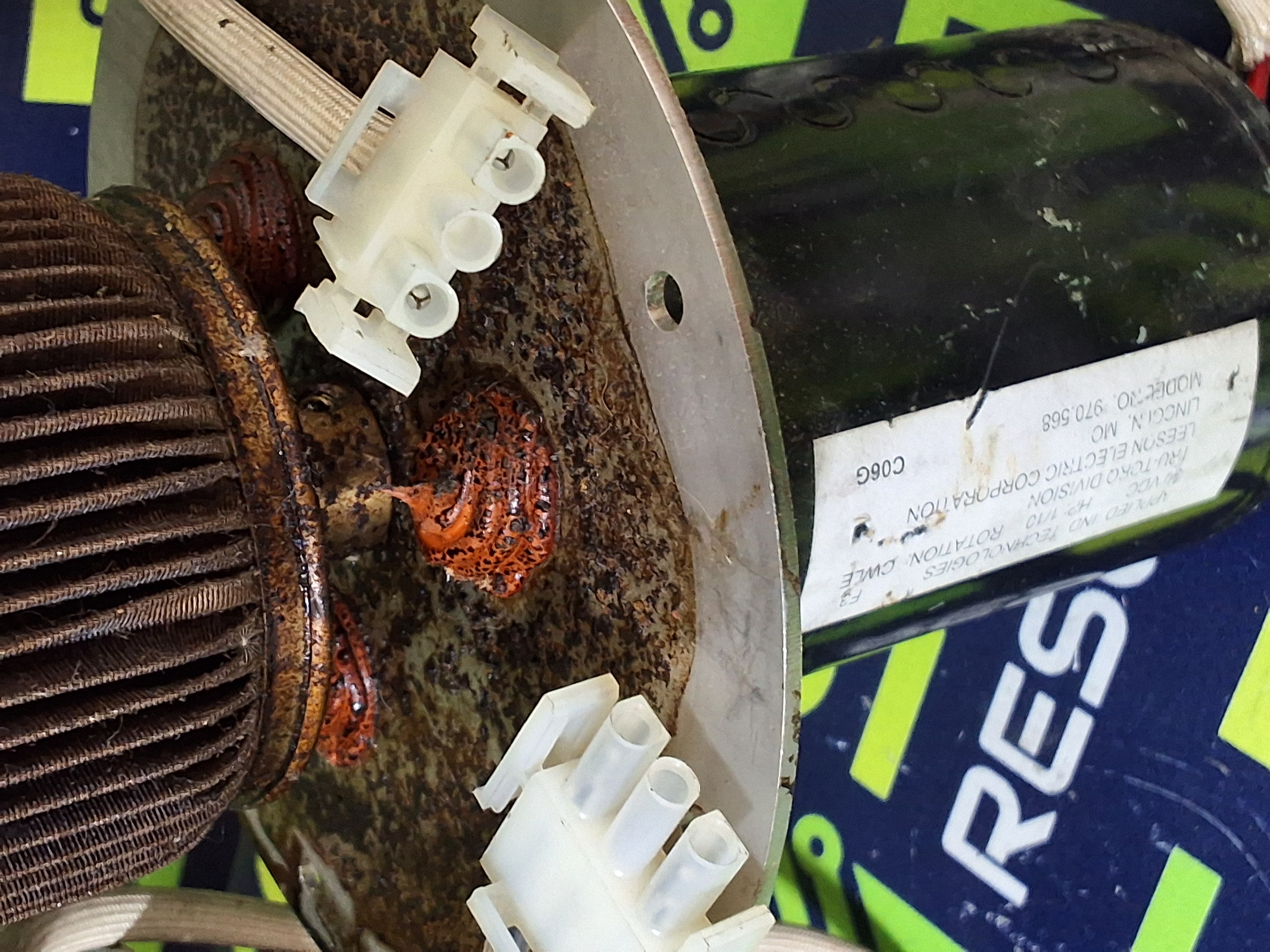 Used LEESON 970.568 ELECTROVERT REFLOW SOLDERING SPIN MOTOR