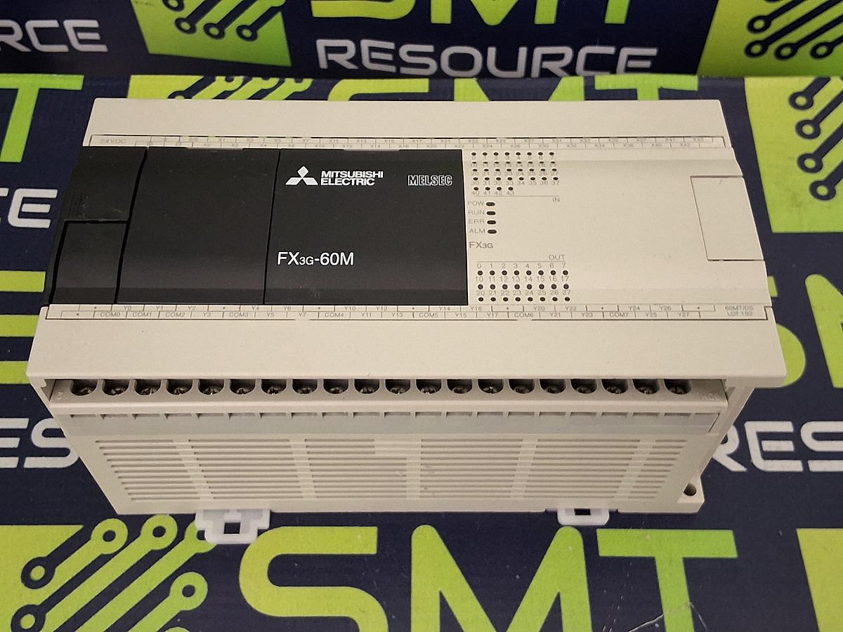 Used MITSUBISHI FX3G-60M PROGRAMMABLE LOGIC CONTROLLER PLC MELSEC SERIES