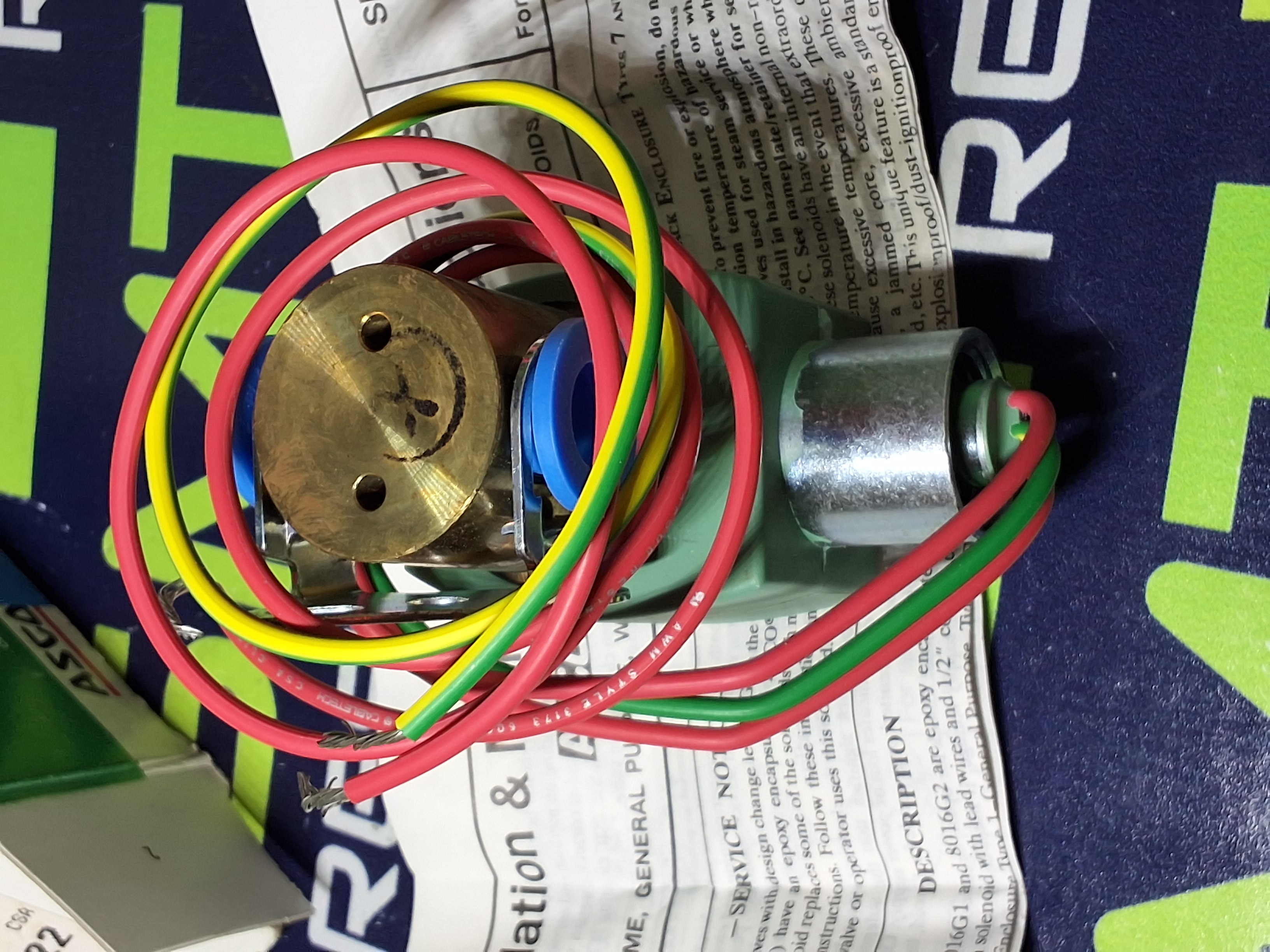 ASCO RED HAT 238210-032D / 8262G22 SOLENOID VALVE 120/60 110/50 - BRAND NEW