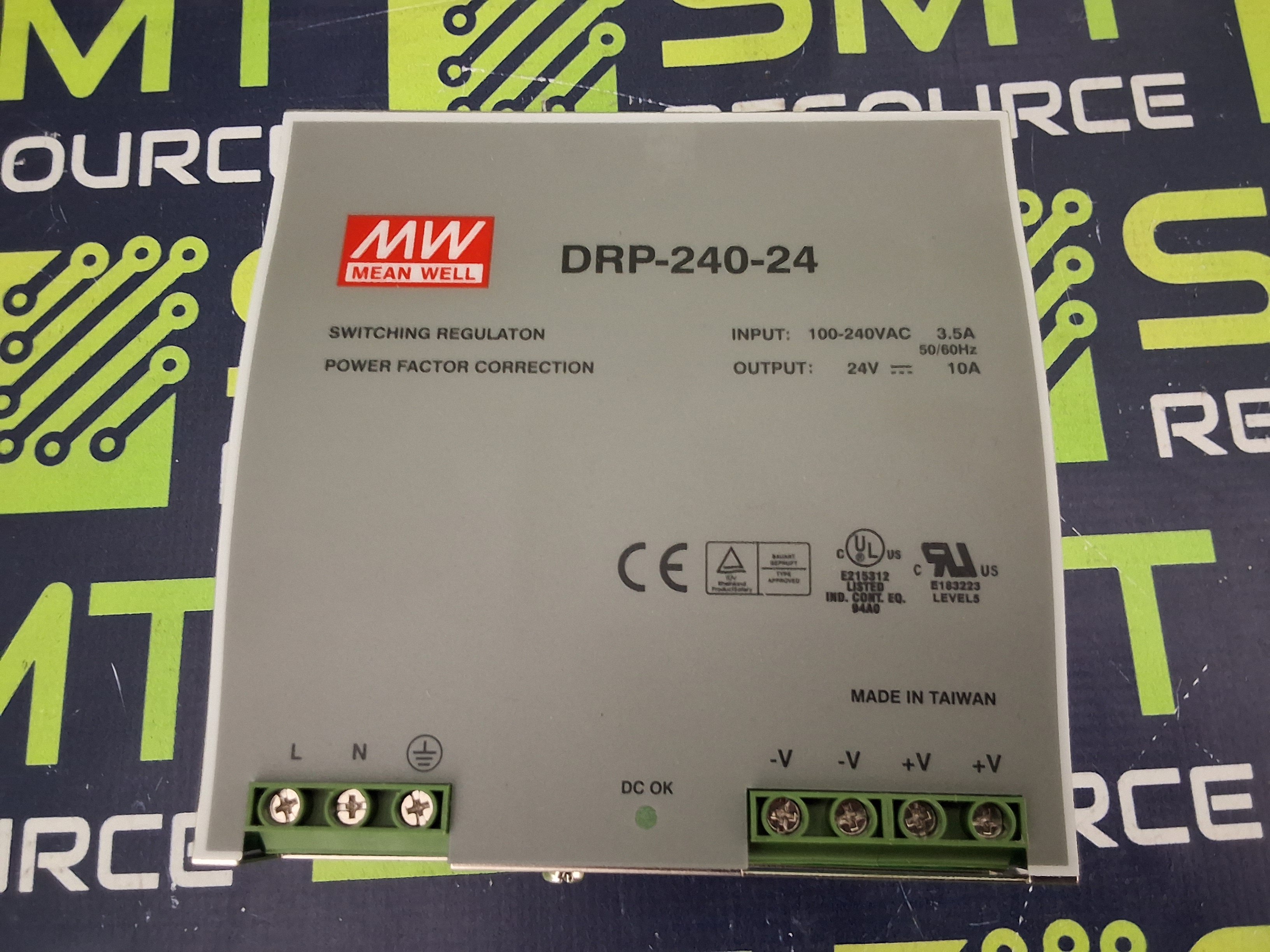 Used MEAN WELL DRP-240-24
