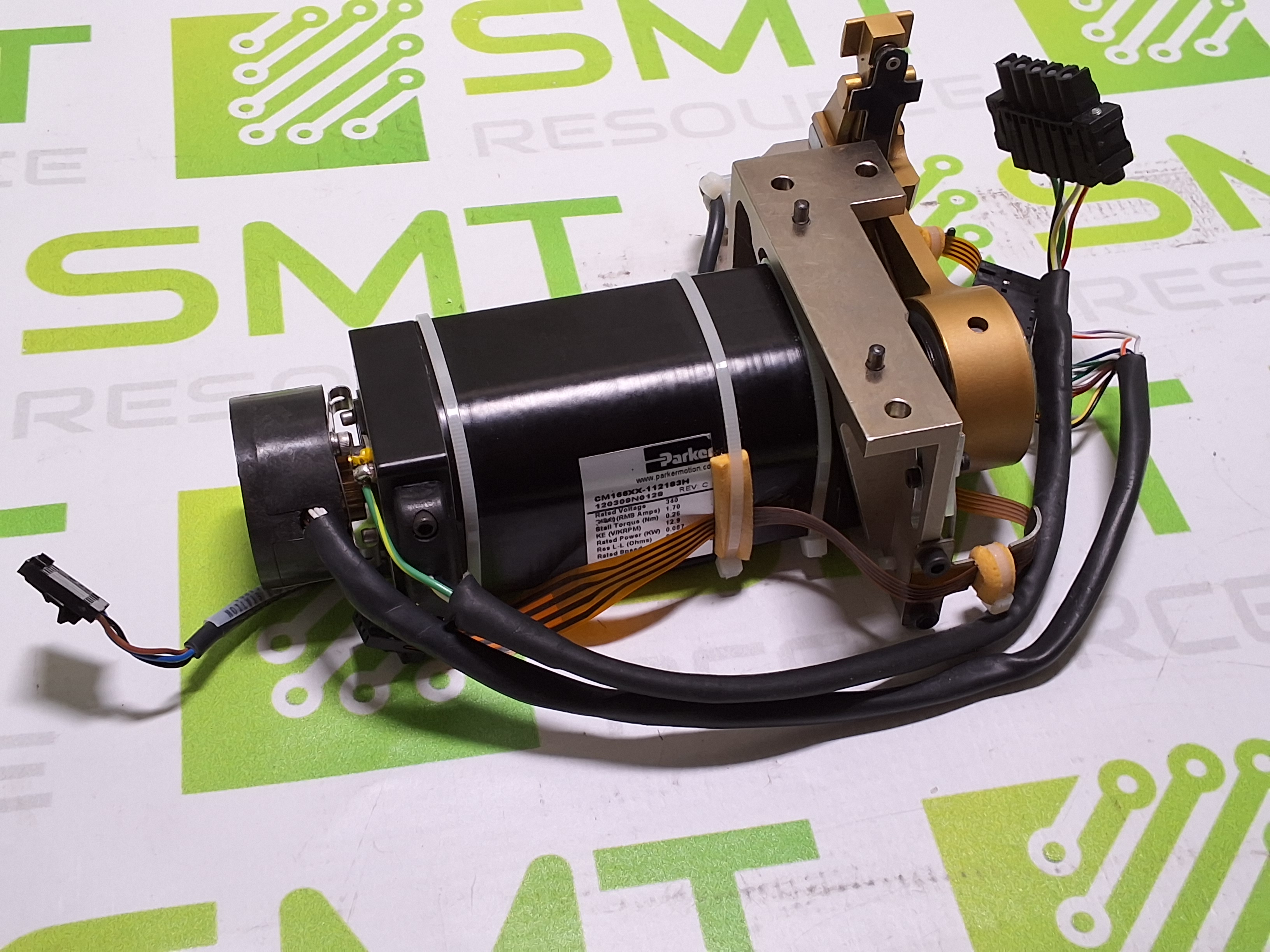 Used PARKER CM166XX-112183H SERVO MOTOR WITH 3064A001-5000-8 ENCODER