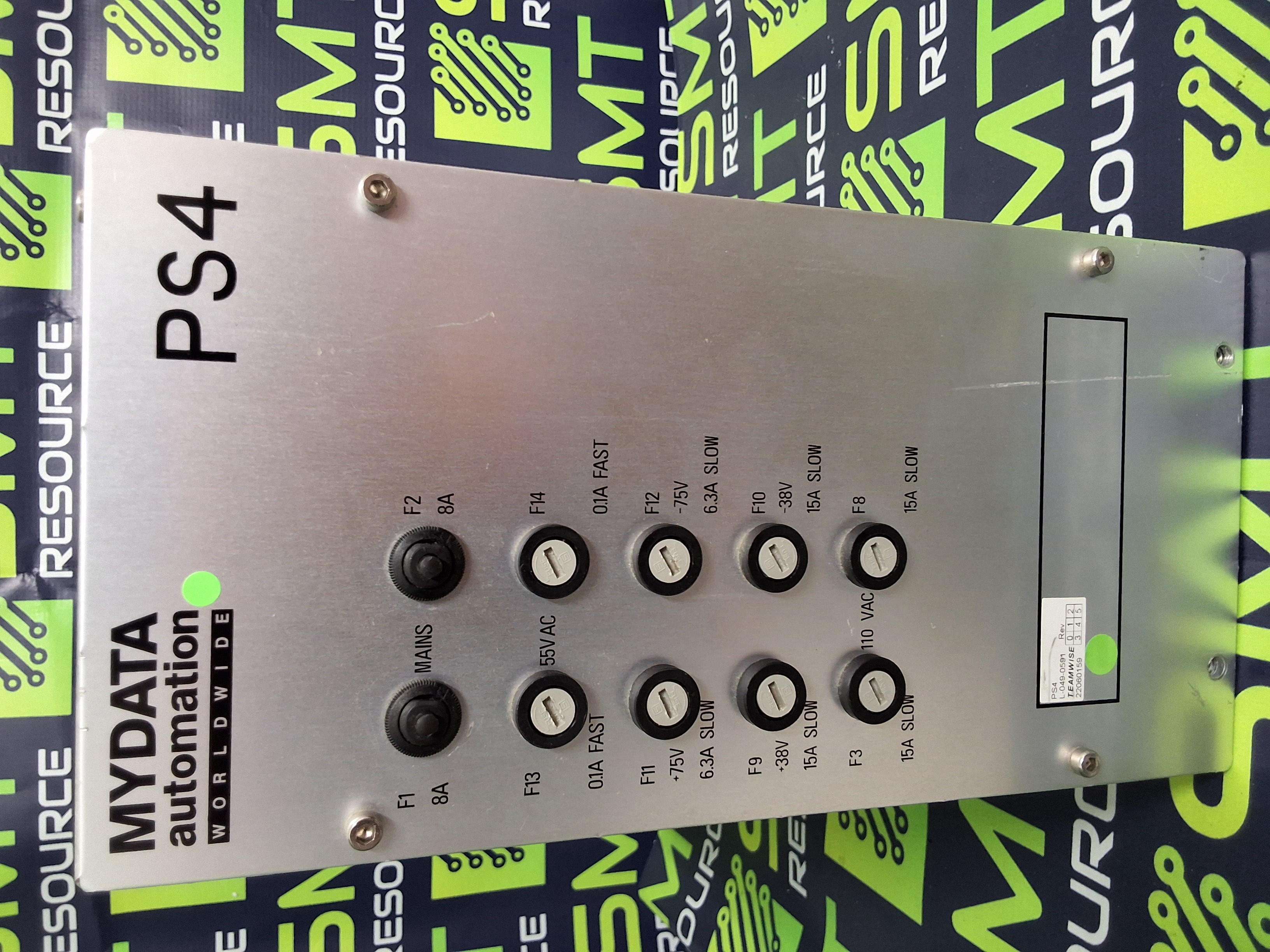 Used MYDATA PS4 L-049-0591 POWER SUPPLY