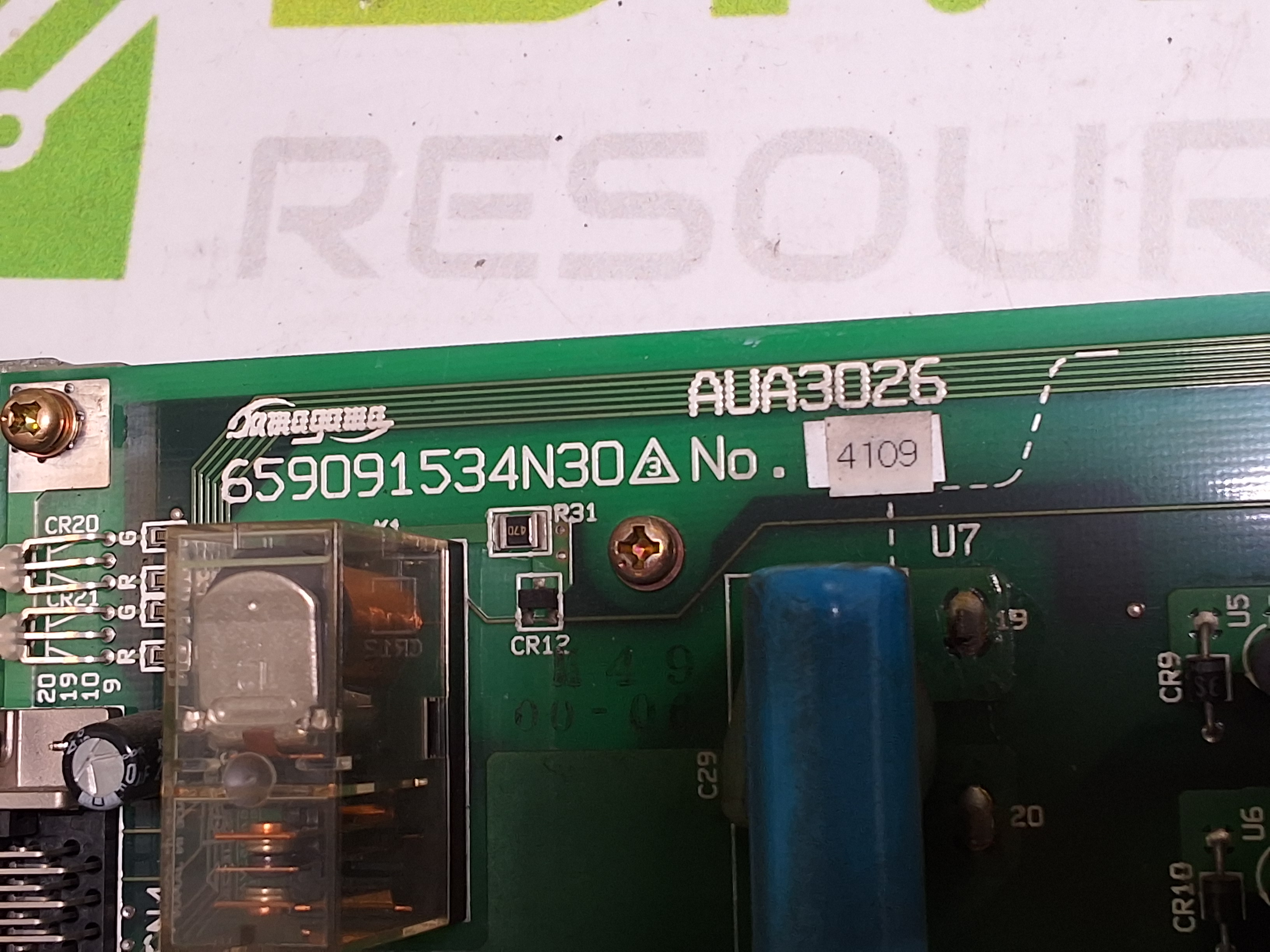 Used TAMAGAWA 659091534N30 JUKI SERVO AMP CONTROL CIRCUIT BOARD ASSEMBLY