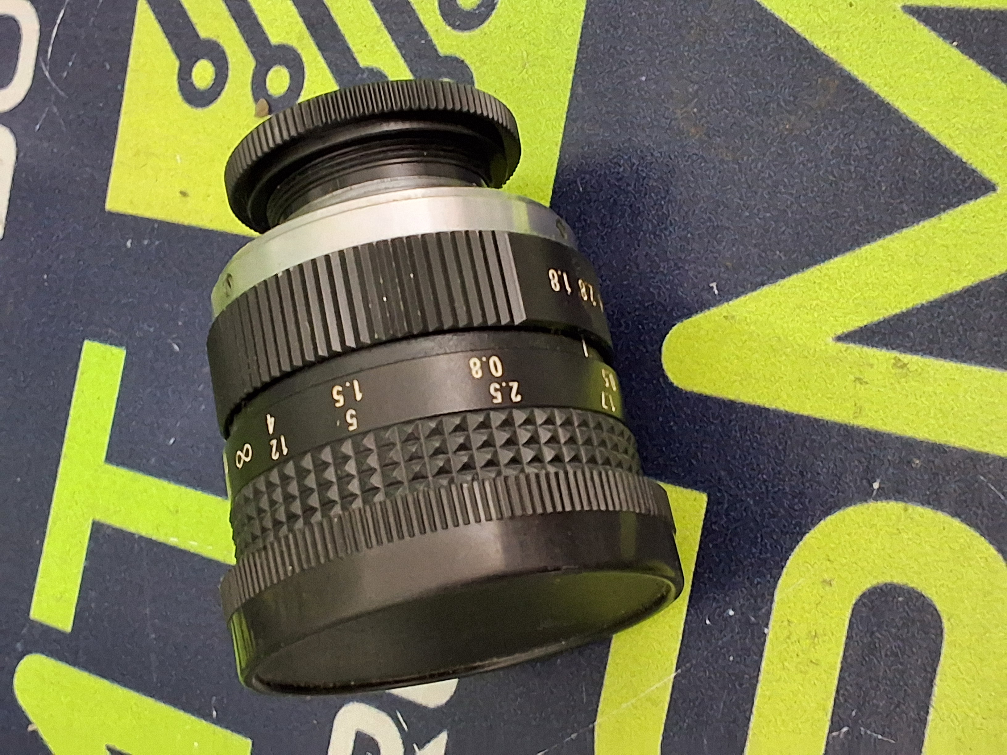 Used COMPUTAR TV LENS 25mm 1:1.8 C-MOUNT