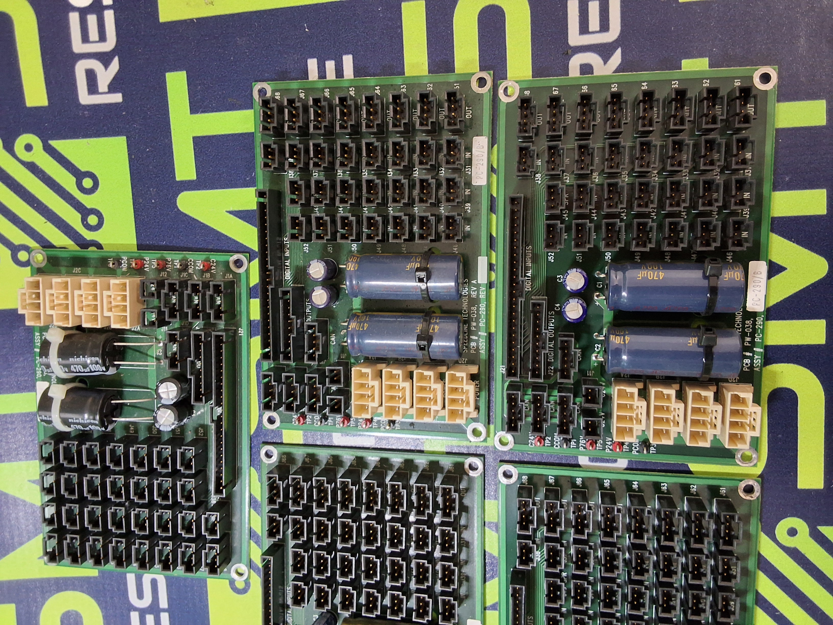 Used SPEEDLINE TECHNOLOGIES PW-038 / PC-290 INTERFACE BOARD