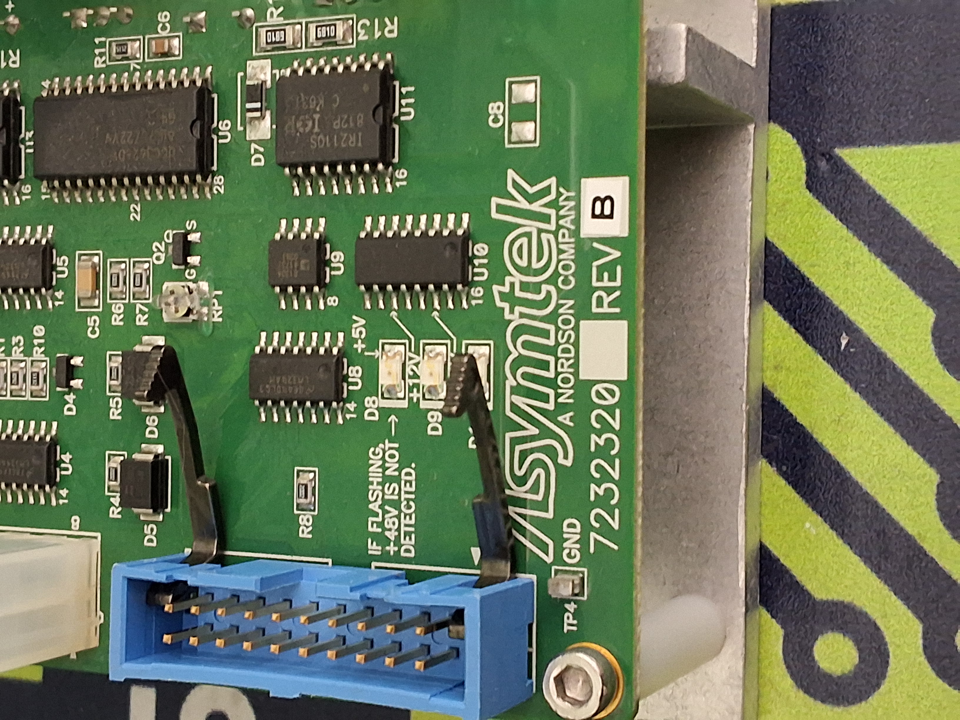 Used ASYMTEK NORDSON 7232320 CIRCUIT BOARD REV. B