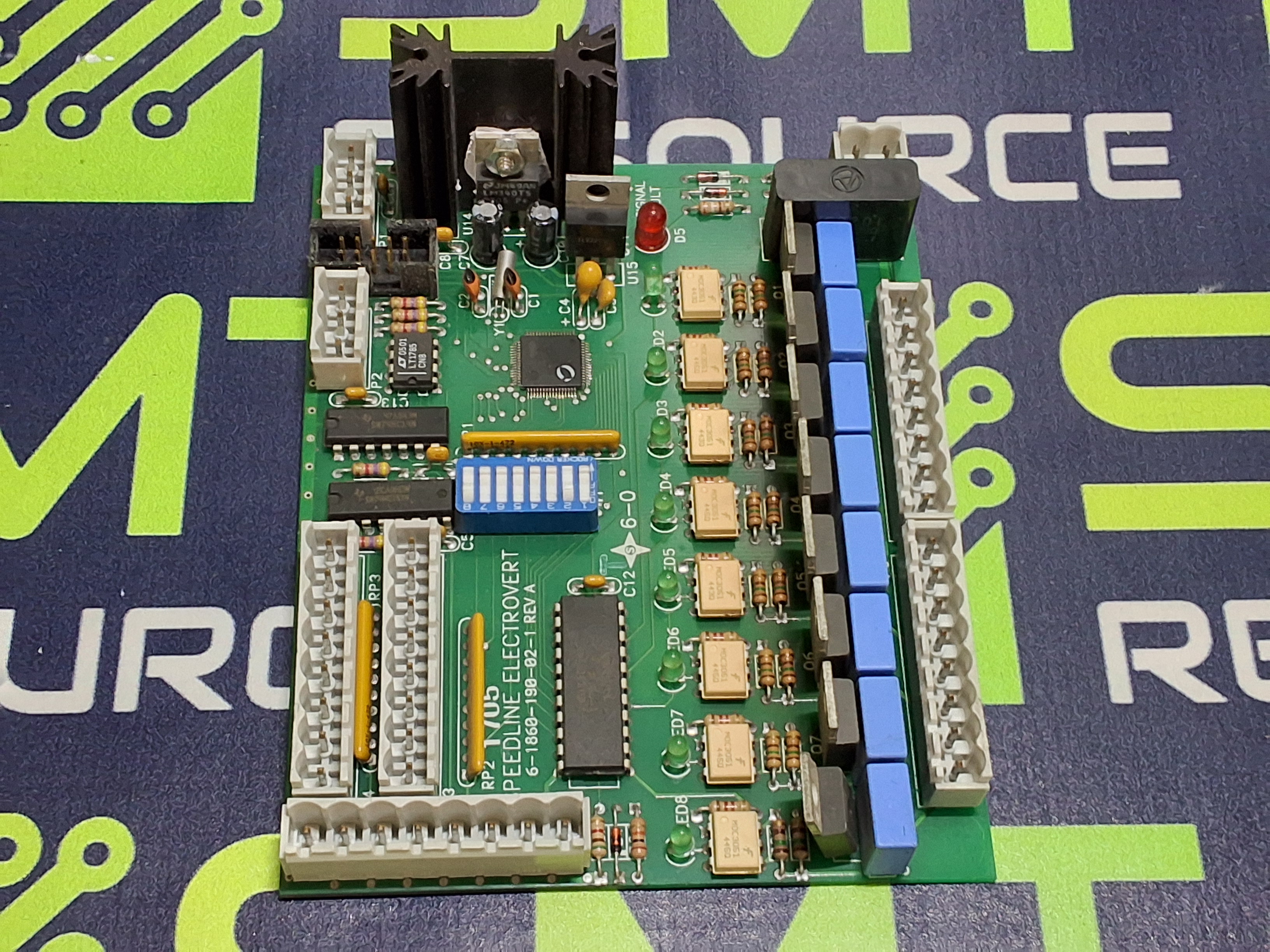 Used SPEEDLINE ELECTROVERT 6-1860-190-02-1 CONTROL BOARD