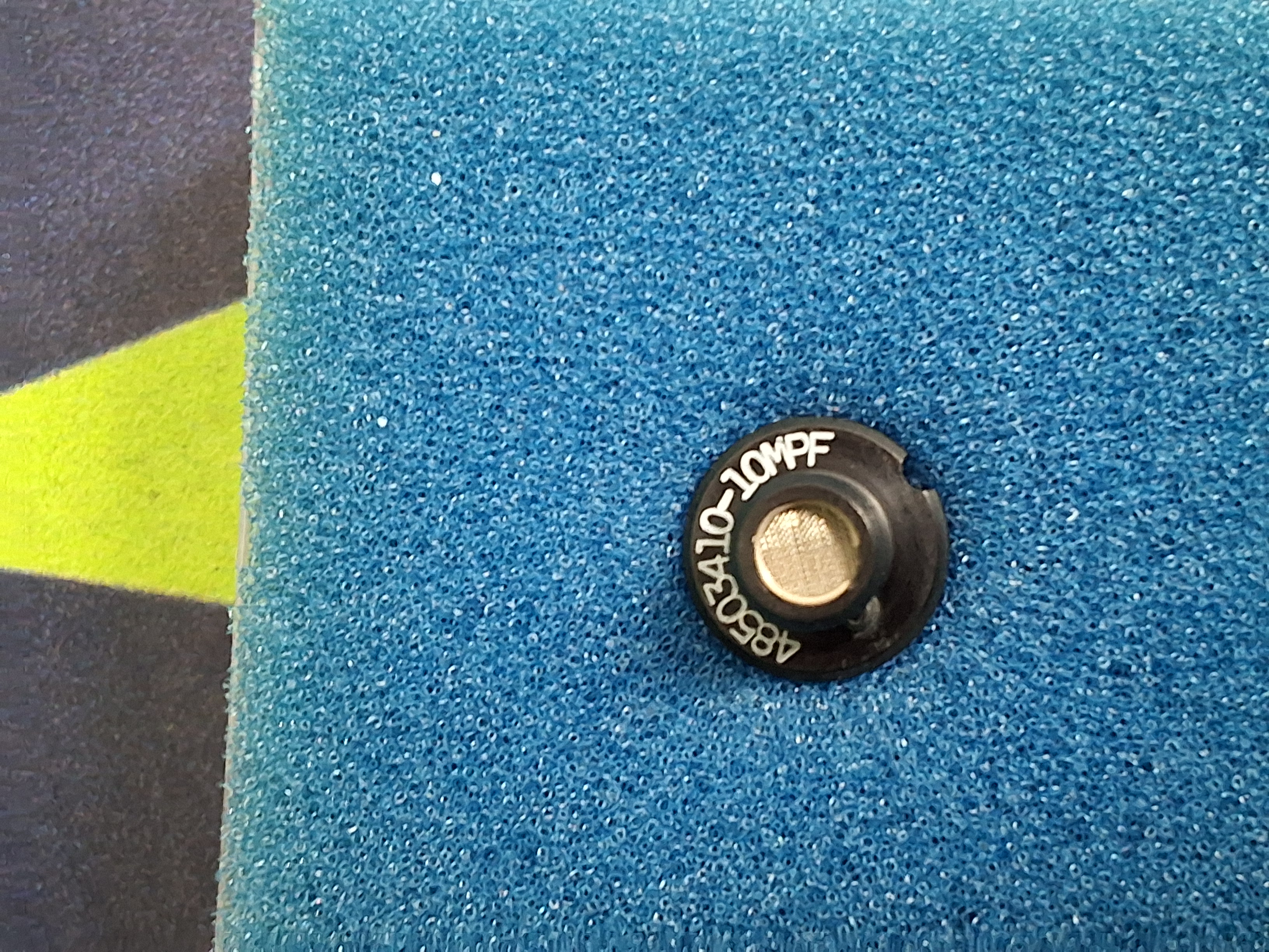 Used 10MPF UNIVERSAL INSTRUMENTS 48503410 GSM ADVANTIS FLEXJET CERAMIC NOZZLE