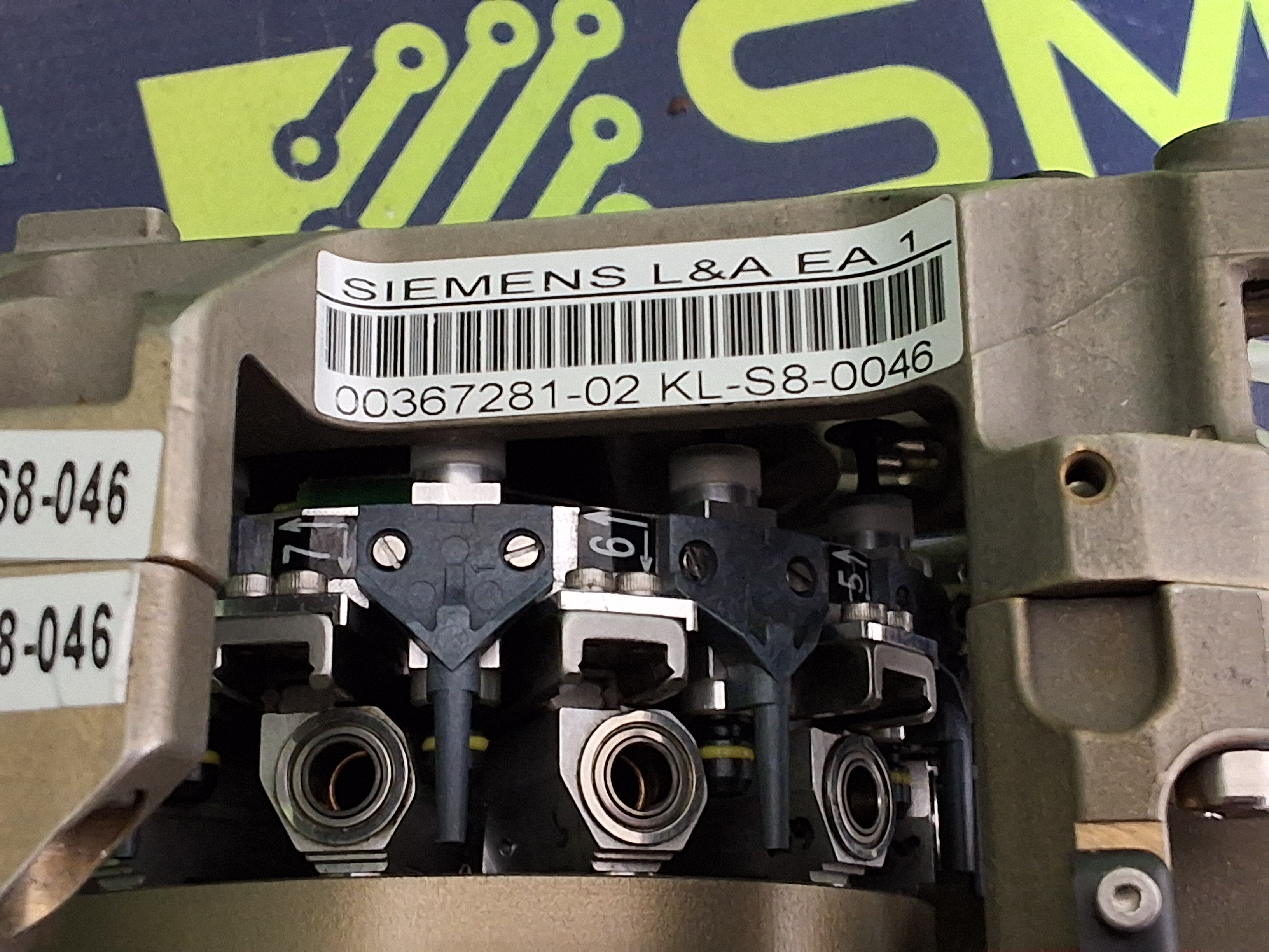Used SIEMENS SIPLACE ASM 00367281-02 KL-S8-0045 WORKING HEAD