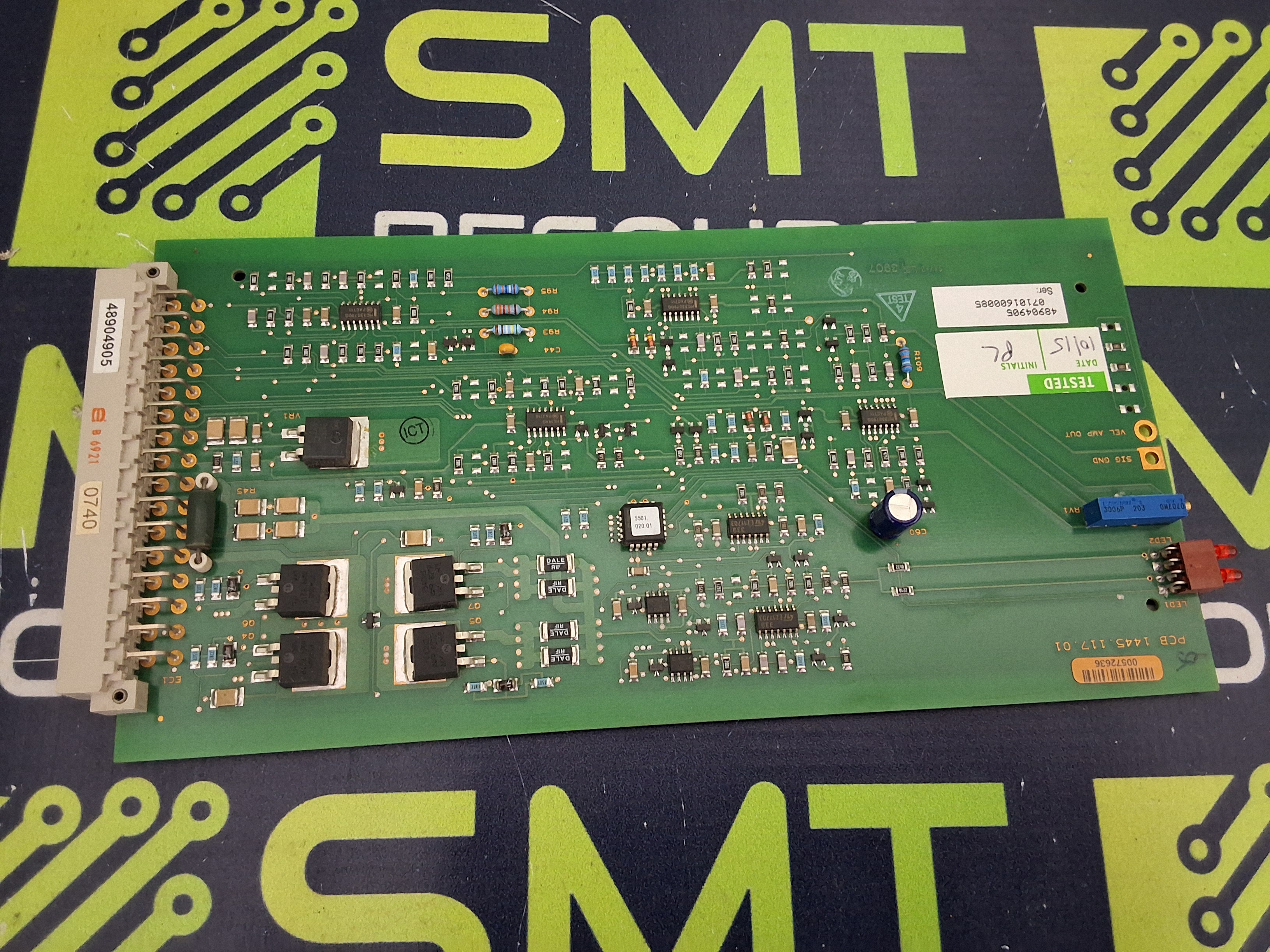 Used PARKER 1445.117.01 CIRCUIT BOARD 48904905