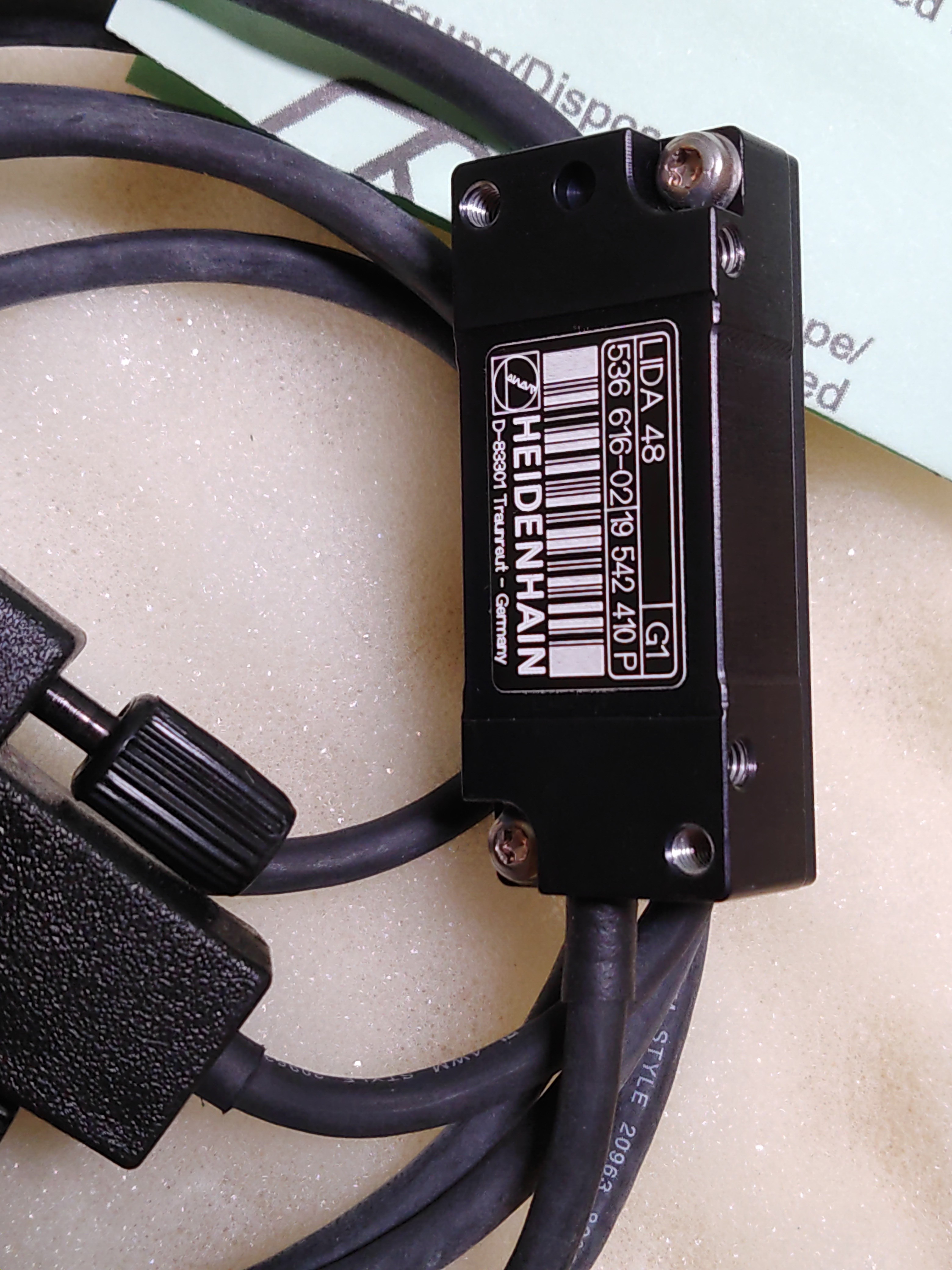 Used HEIDENHAIN LIDA 48 G1 LINEAR ENCODER