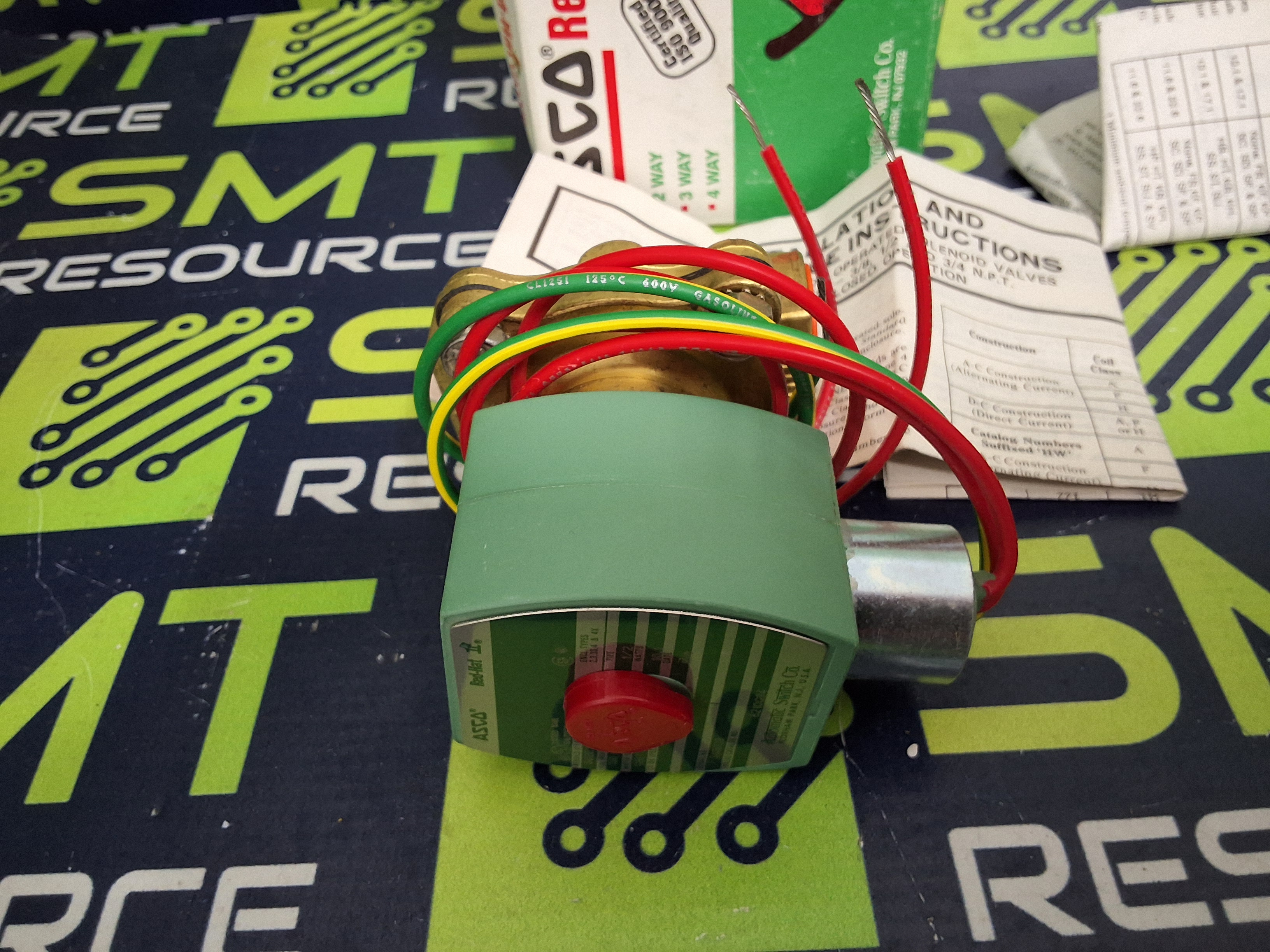 ASCO 8210G94 BRASS SOLENOID VALVE 150PSI - BRAND NEW