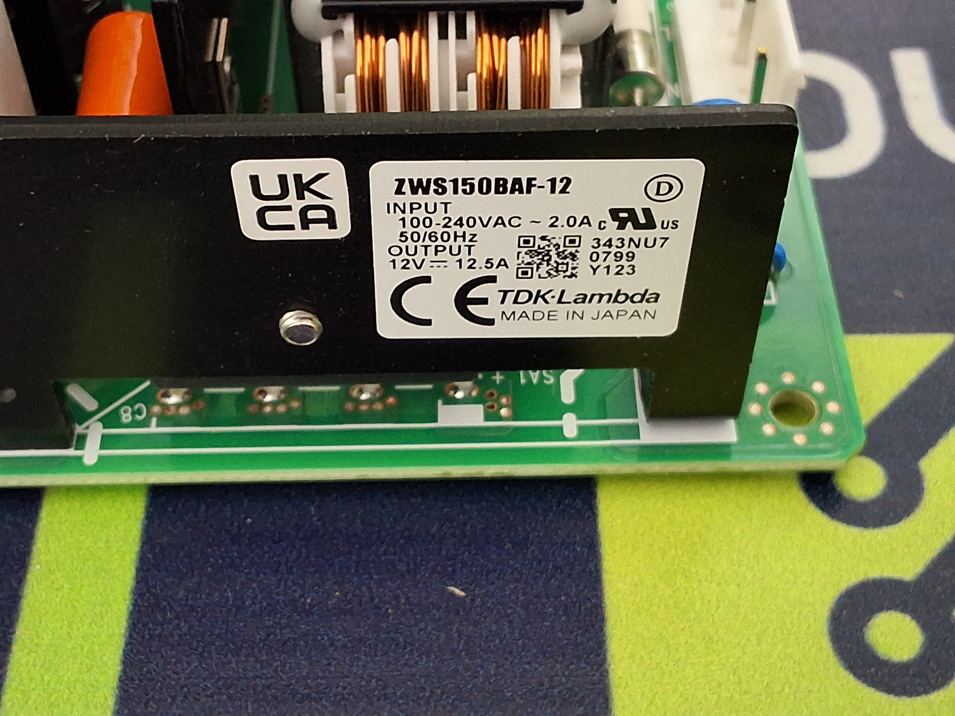 TDK-LAMBDA ZWS150BAF-12 SWITCHING POWER SUPPLY 150W 100-240VAC - BRAND NEW