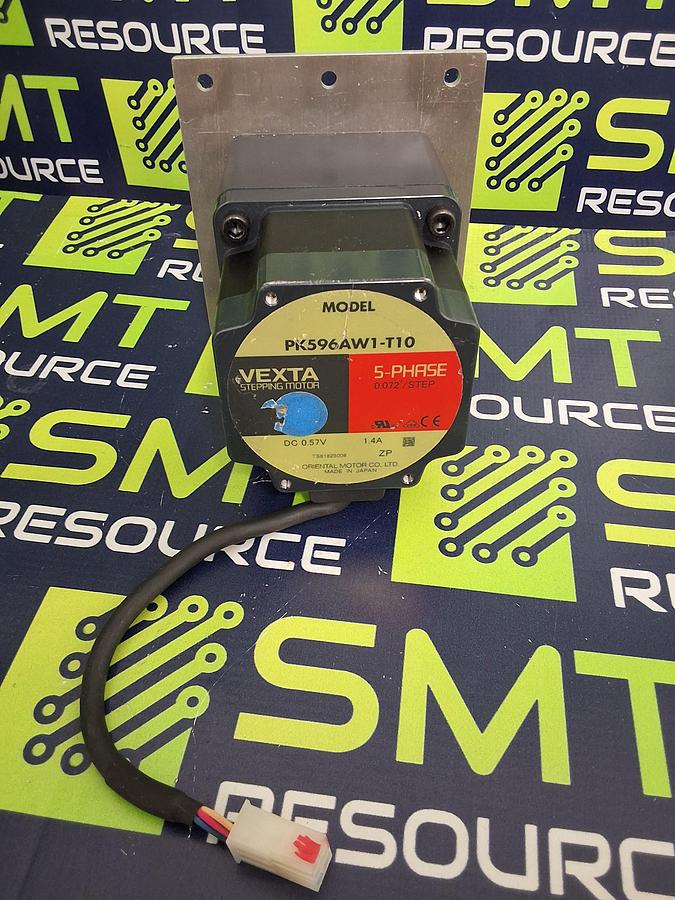 Used VEXTA ORIENTAL MOTOR CO. PK596AW1-T10 STEPPING SERVO MOTOR 5-PHASE 0.072"/Step 0.57VDC 1.4A
