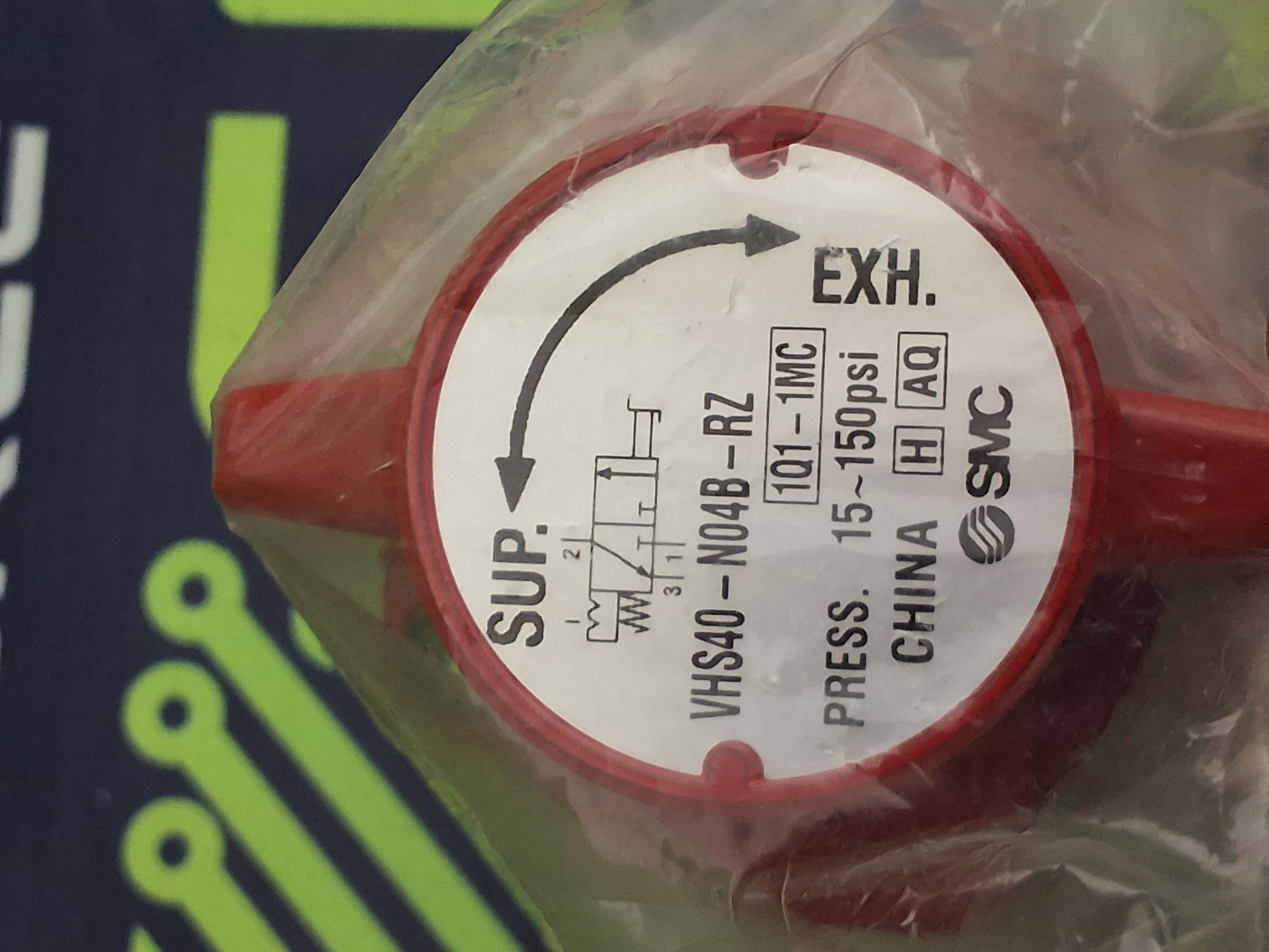 SMC VHS40-N04B-RZ PRESSURE RELIEF VALVE 3 PORT SINGLE ACTION - BRAND NEW