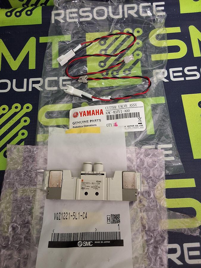 SMC VQZ1221-5L1-C4 PNEUMATIC SOLENOID YAMAHA KMC-M3TV1-A00 CUTTER VALVE ASSY - BRAND NEW