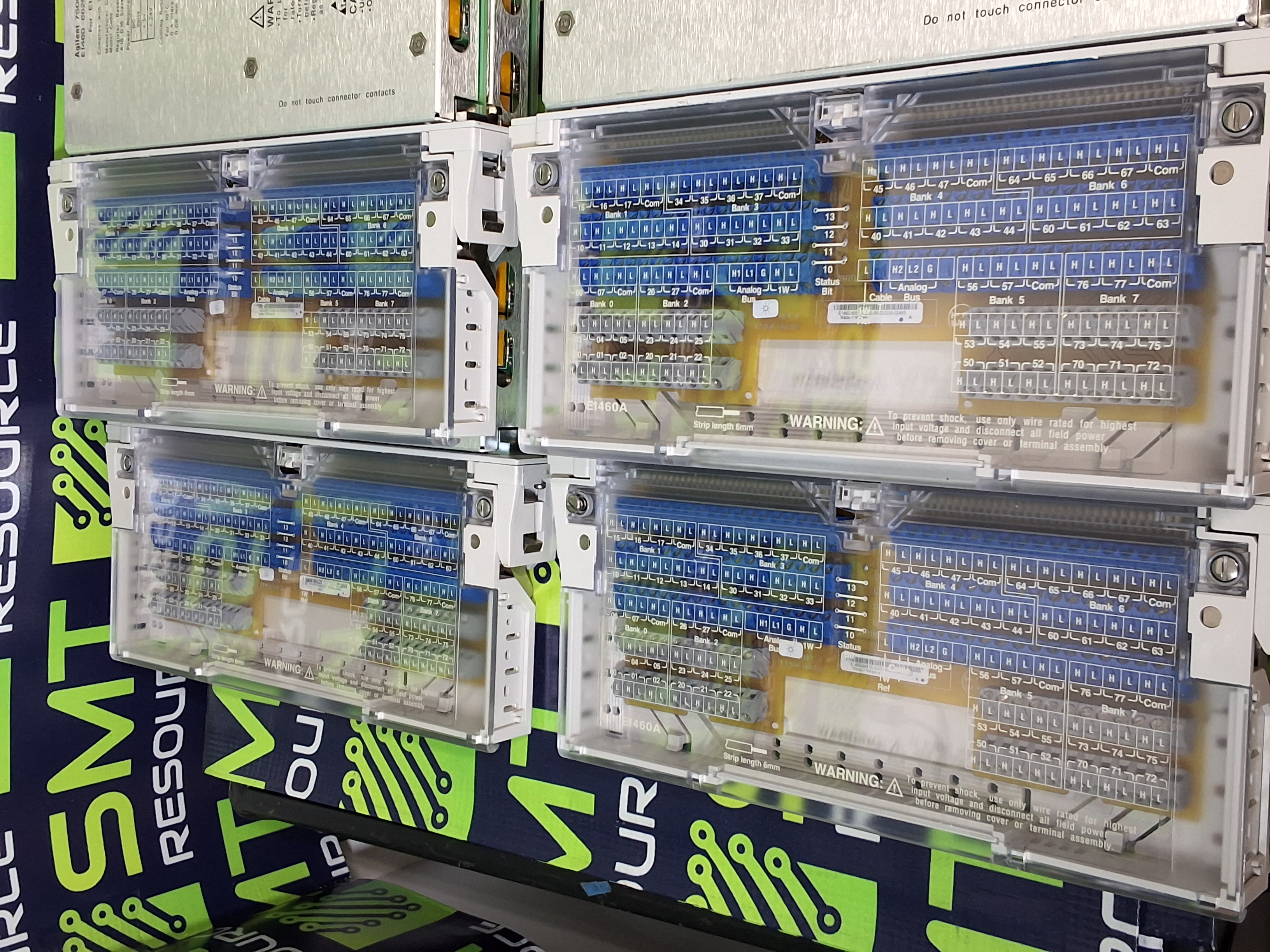 Used AGILENT 75000 SERIES C E1460-66201 64 - CHANNEL RELAY MODULE