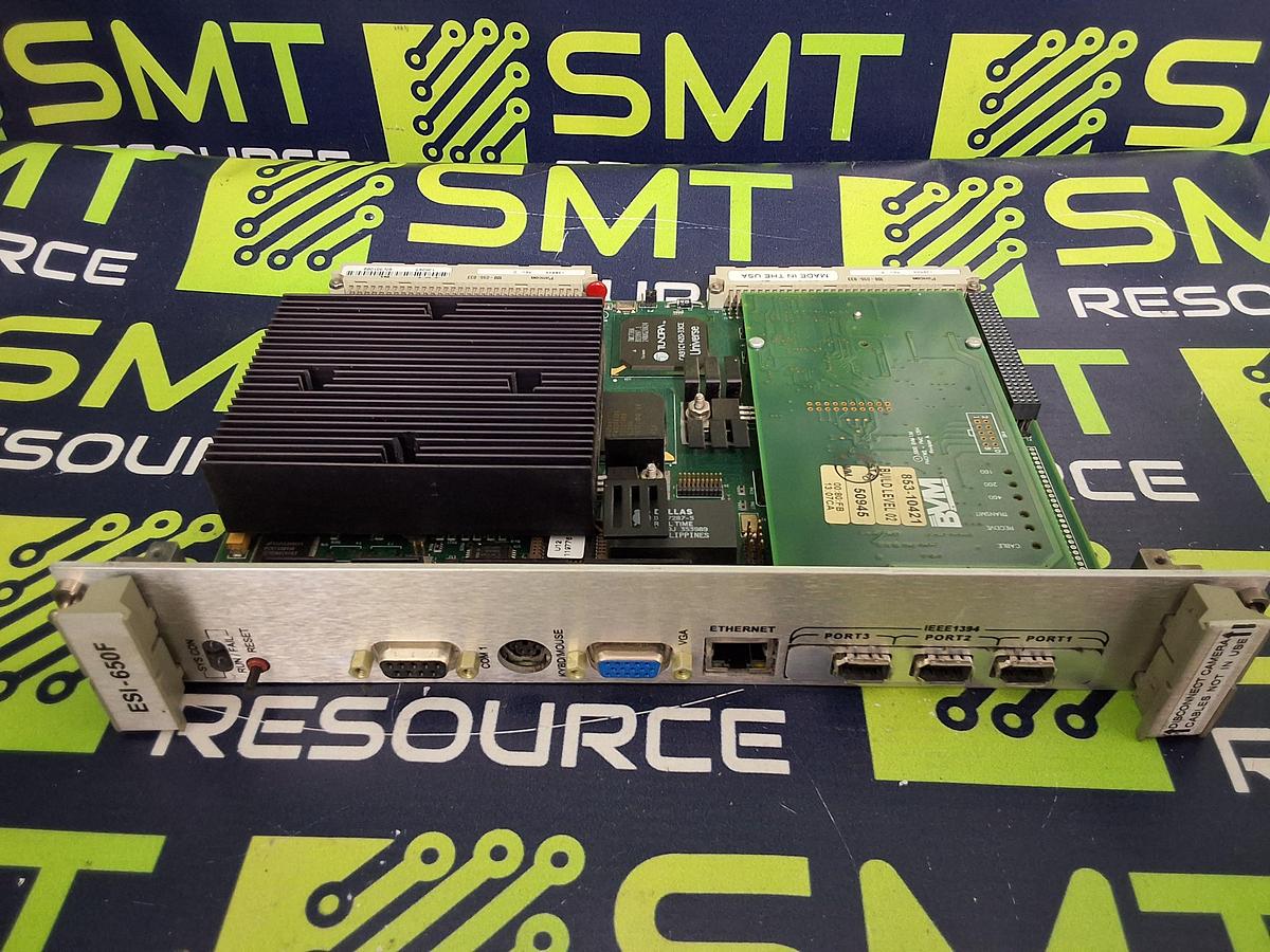 Used UNIVERSAL INSTRUMENTS ESI-650F VISION PROCESSOR MODULE 136245