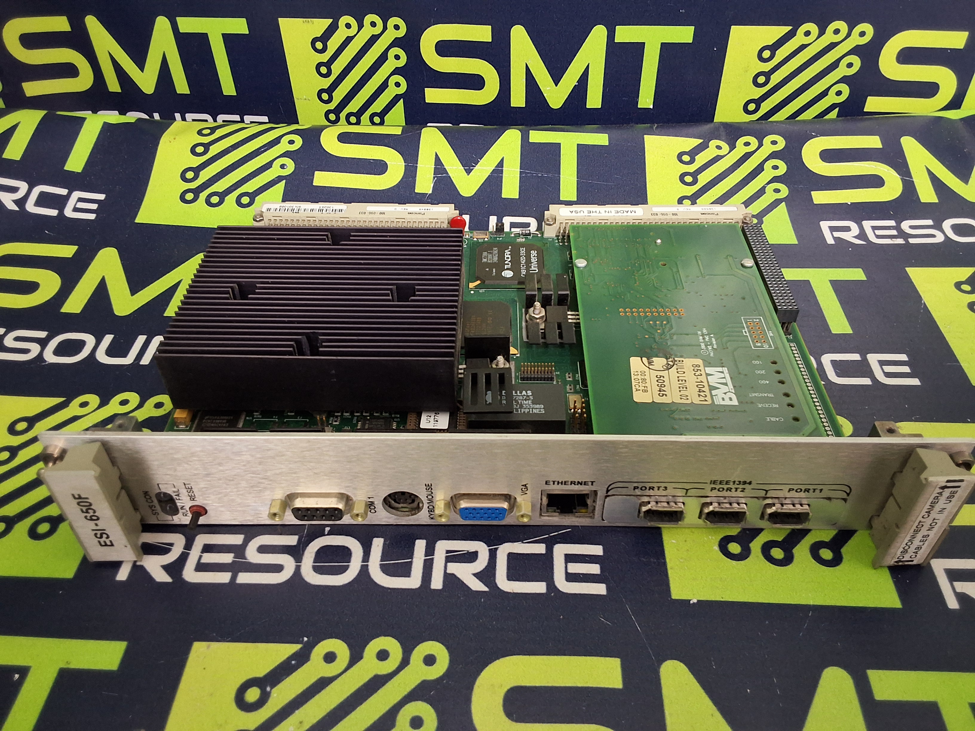 Used UNIVERSAL INSTRUMENTS ESI-650F VISION PROCESSOR MODULE 136245