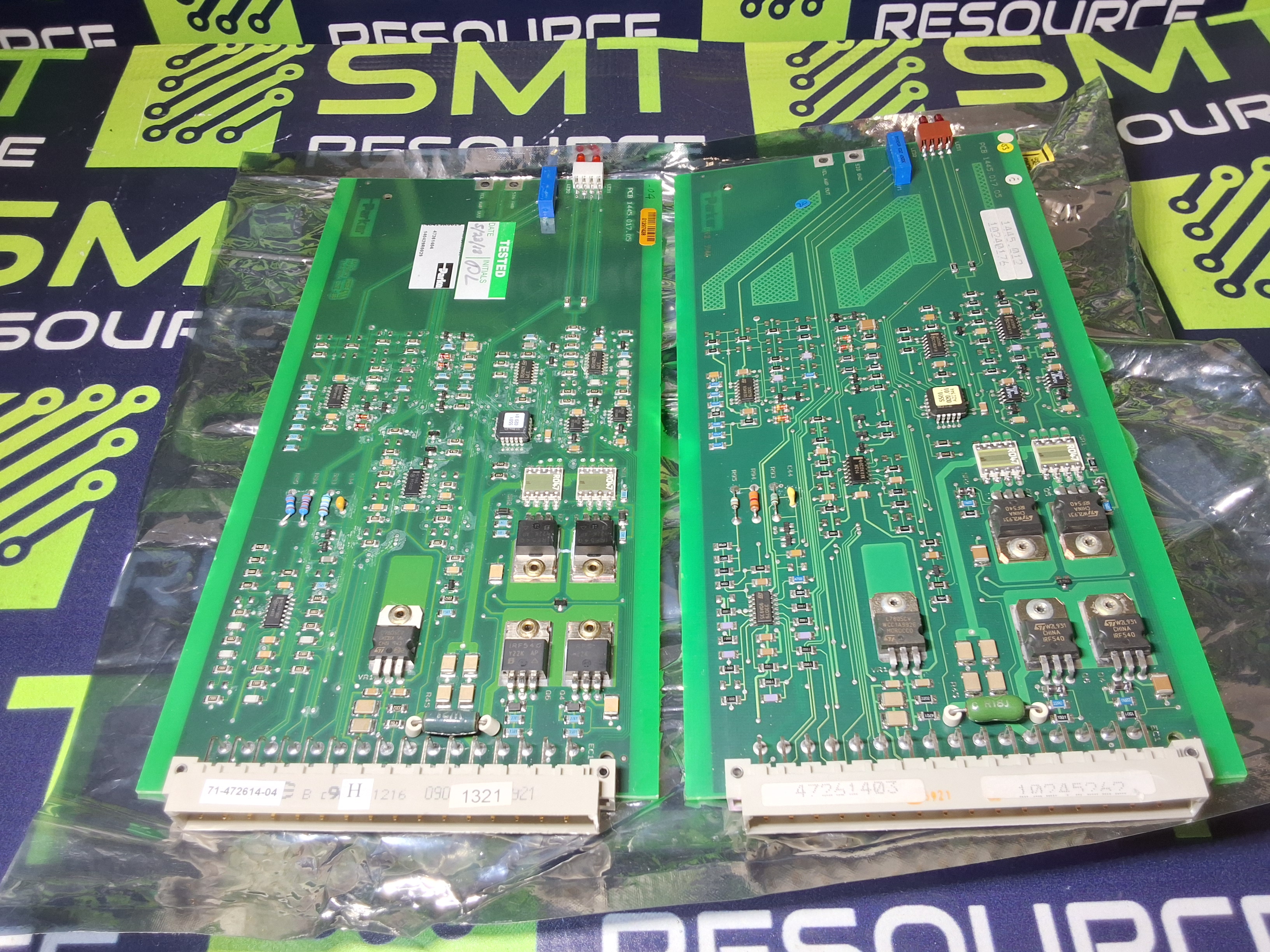 Used PARKER 1445.017.05 PRINTED CIRCUIT BOARD