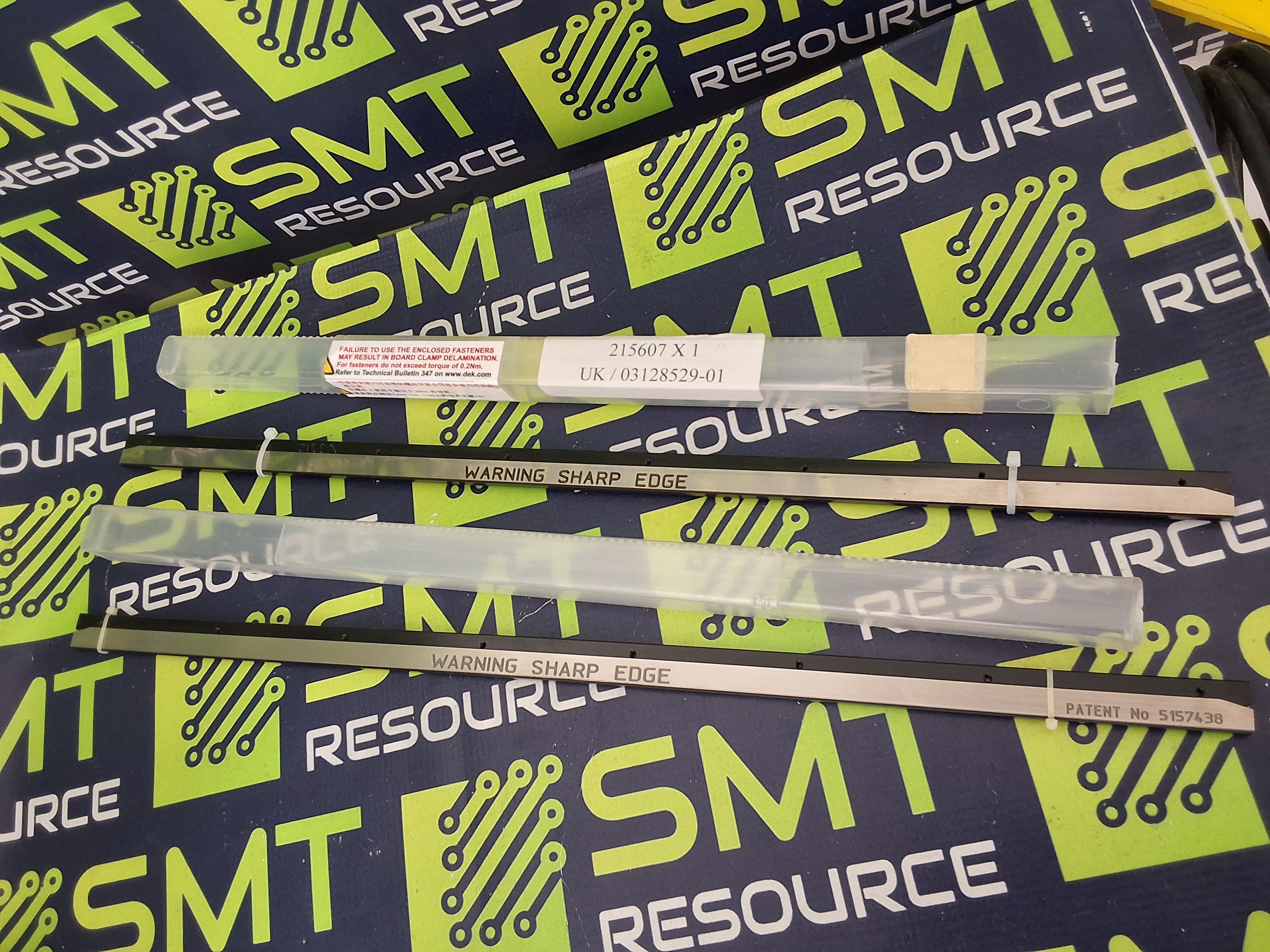 Used ASMPT DEK 215607 BOARD CLAMP FOIL 500mm