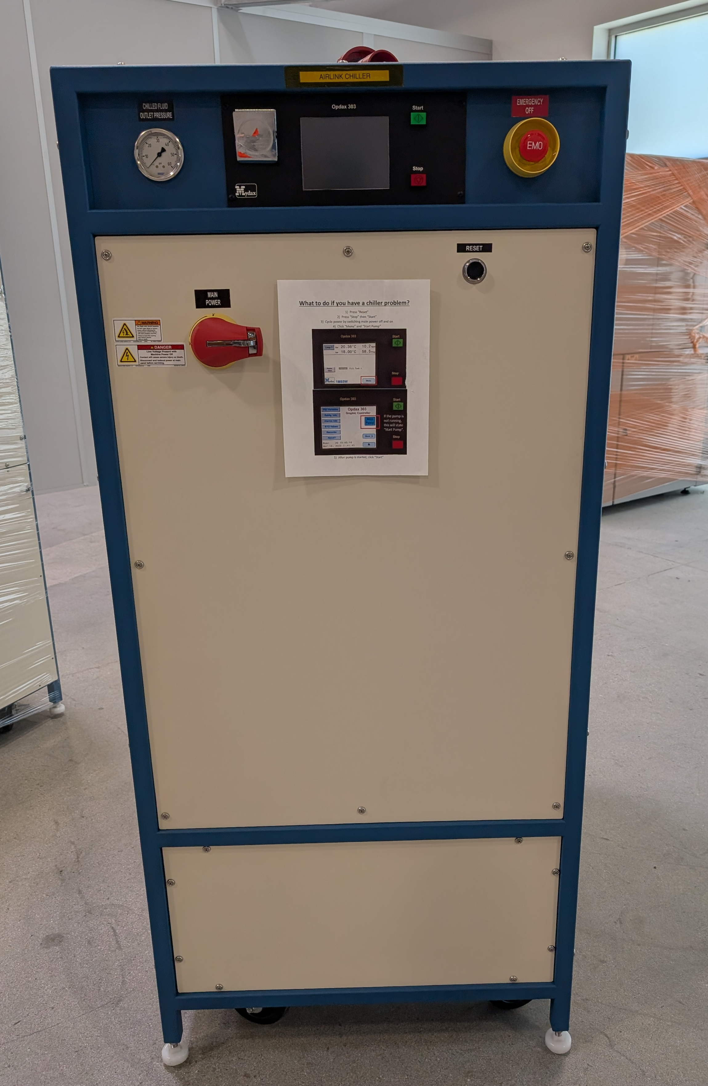 Used Mydax 1M27W Water-Cooled Semiconductor Chiller