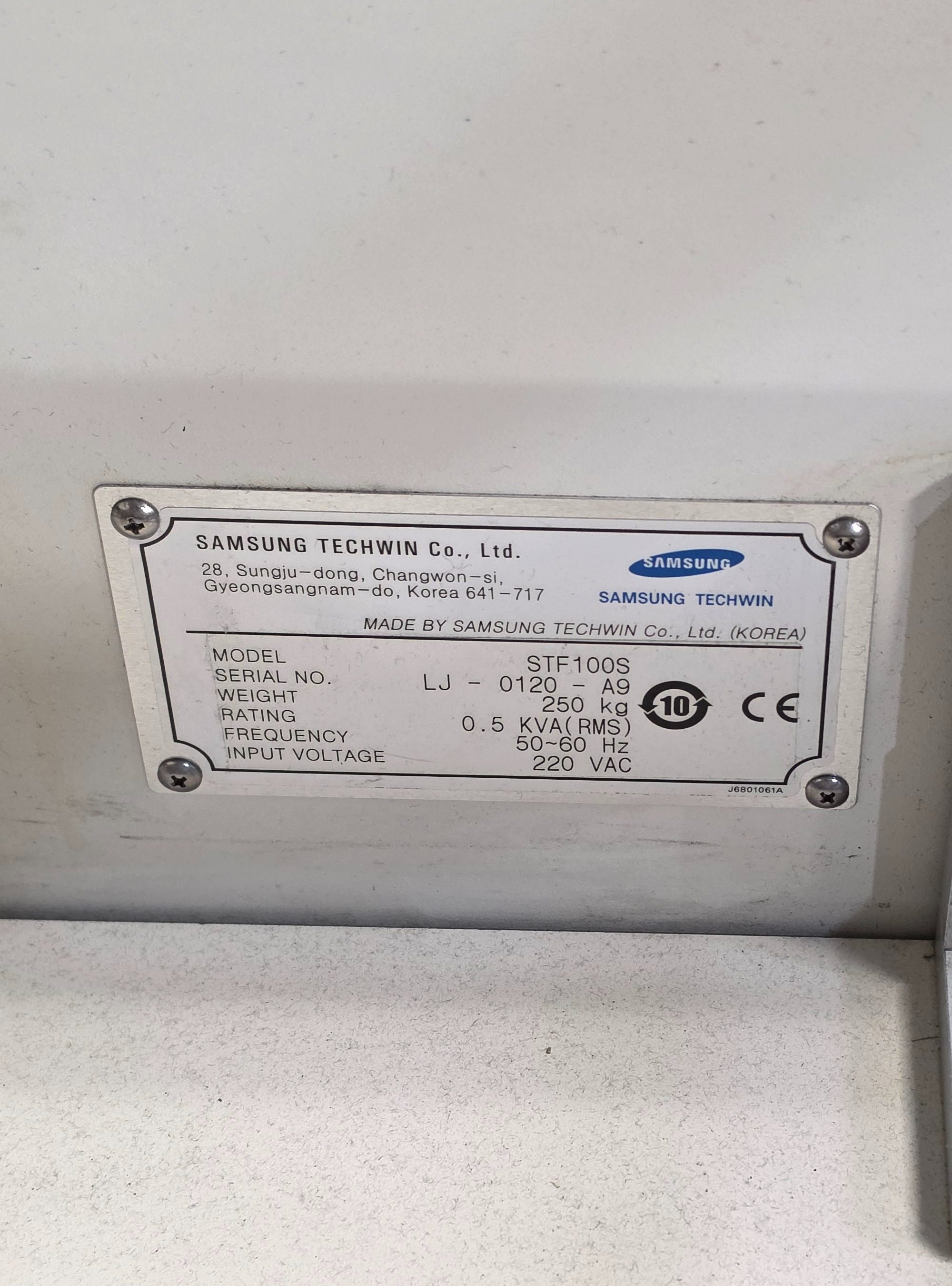 Used Samsung STF100S PCB Handling Unit
